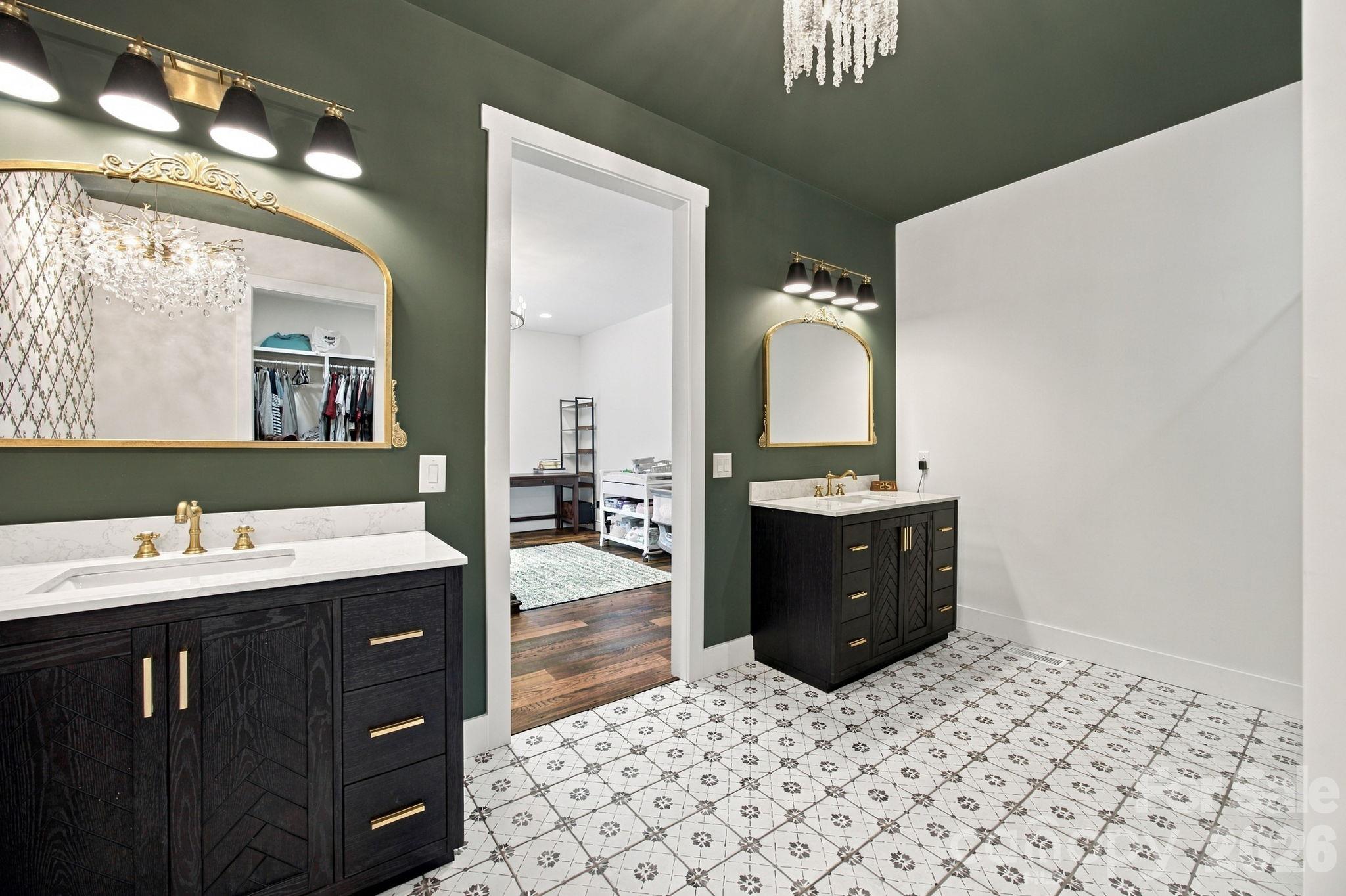 Separate primary bath sinks - 1020 Rock Pond Lane, Salisbury