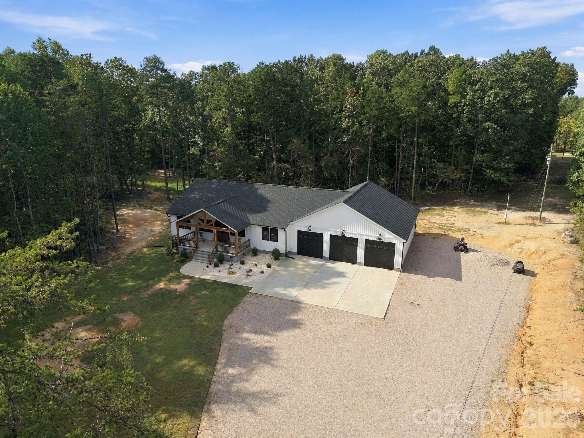 40x30 concrete pad for extra space - 1020 Rock Pond Lane, Salisbury