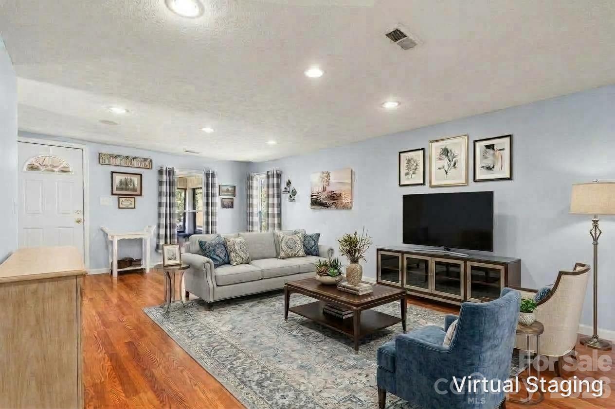Virtually Staged livingroom - 6998 Nobby Lail Road, Connelly Springs