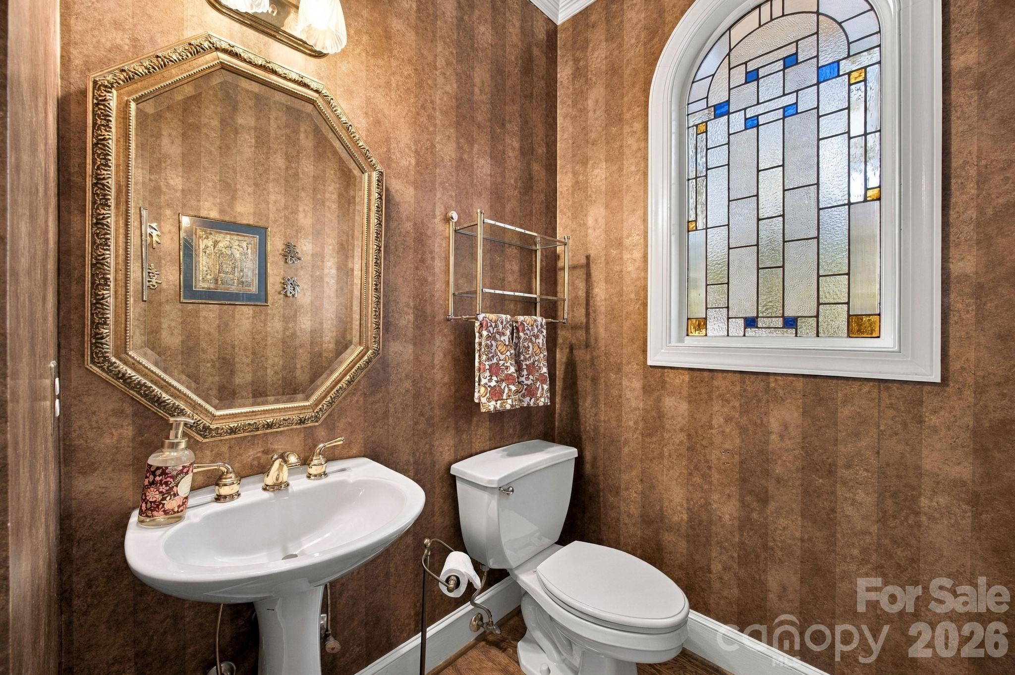 Half Bath on Main Floor - 10417 Newberry Park Lane, Charlotte