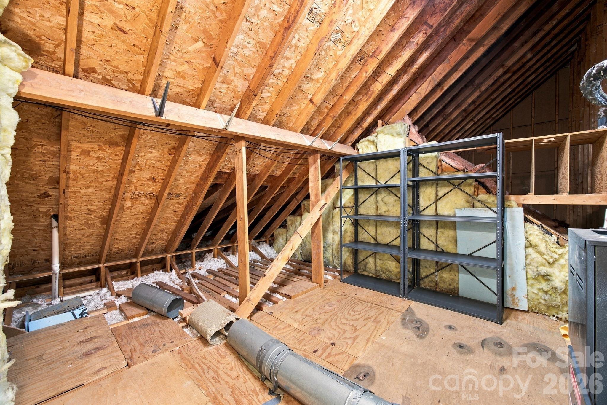 Walk-in attic with plenty of storage space - 10417 Newberry Park Lane, Charlotte