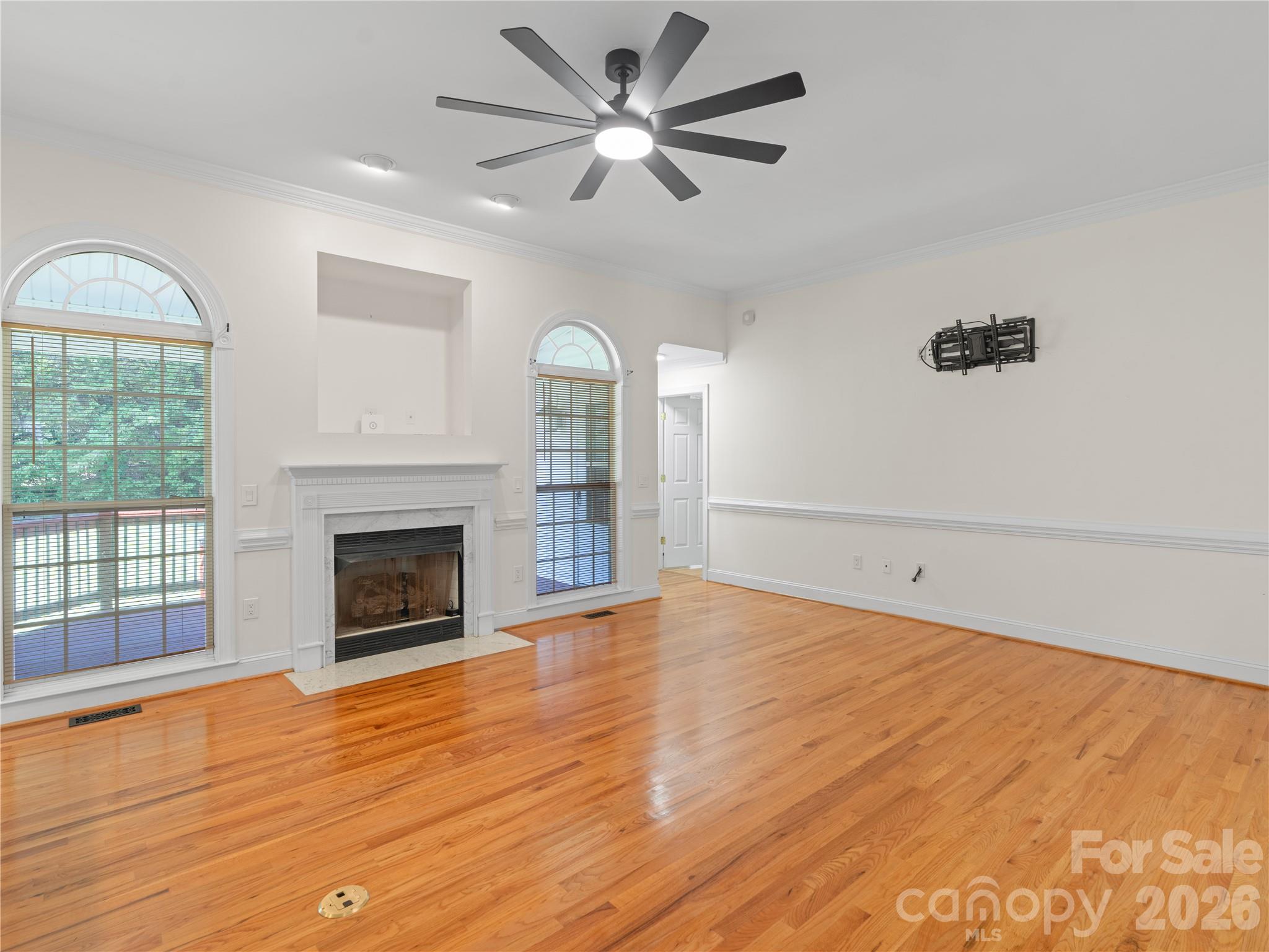 Another angle of the living room - 1011 Overhill Road, Salisbury