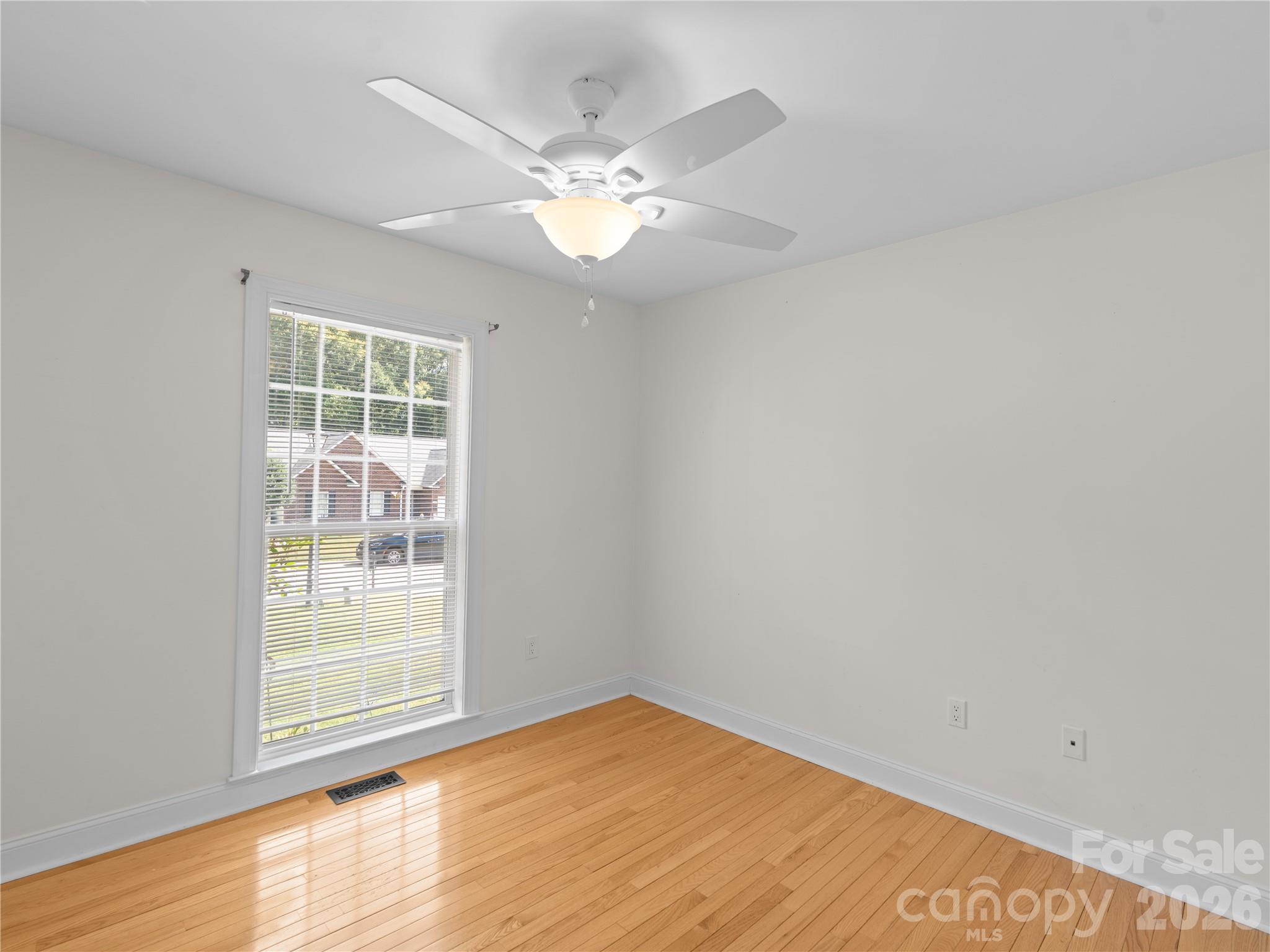 This 3rd bedroom has tons of light, plenty of space and large closet with newer light fixture/ceiling fan. - 1011 Overhill Road, Salisbury