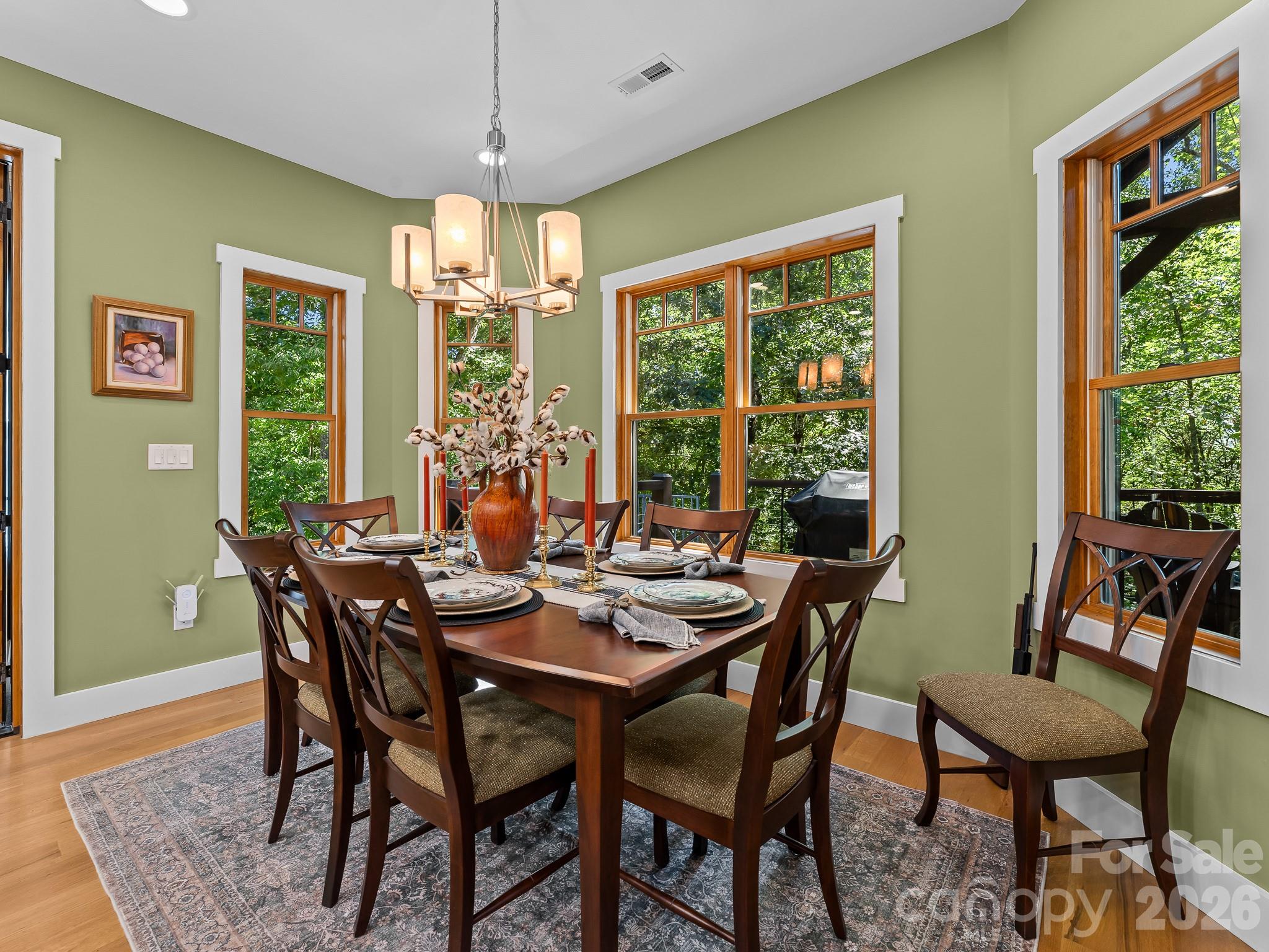 Breakfast and dining area for daily living - 359 New Castle Road, Brevard