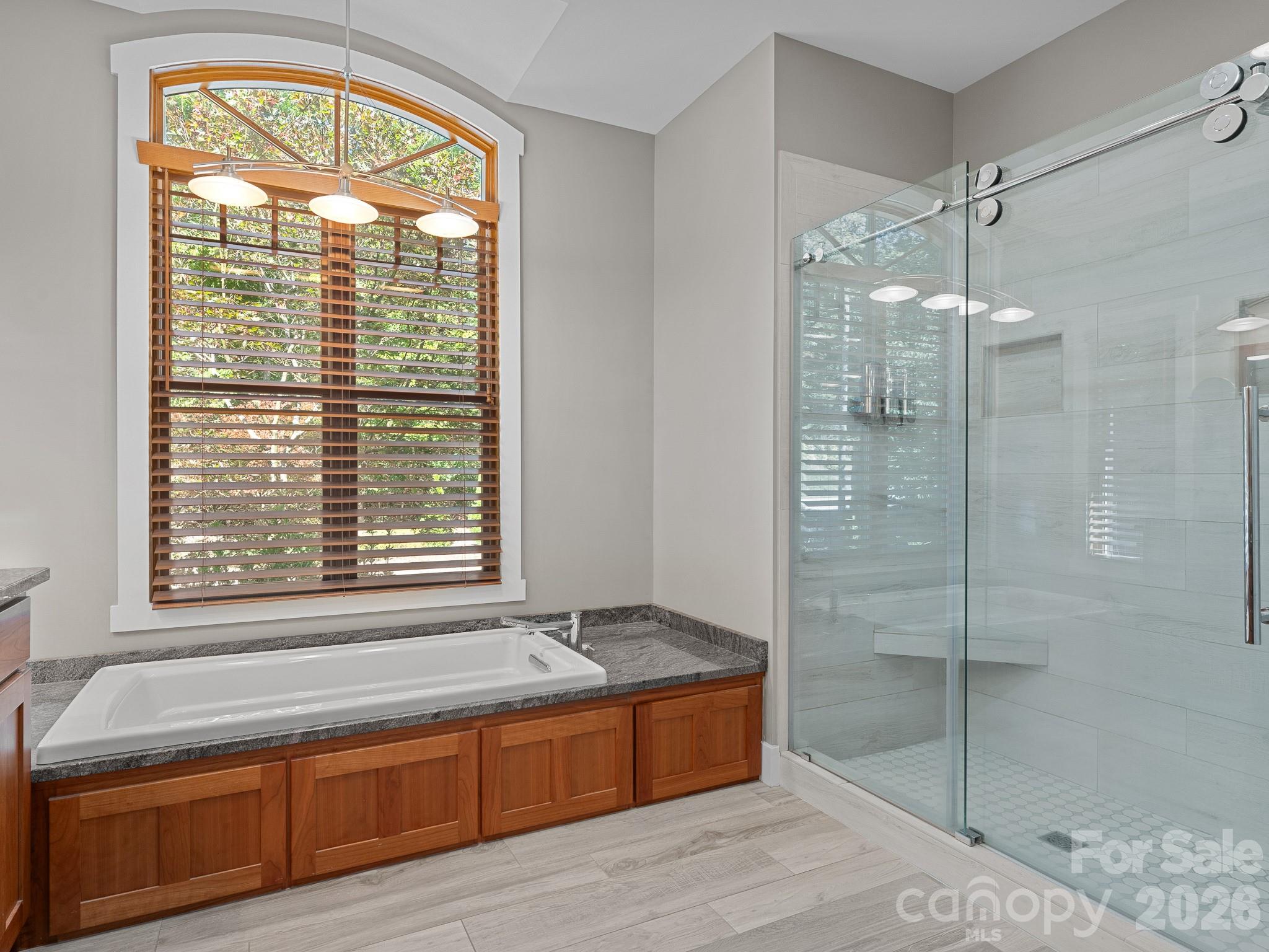 Large soaking tub and stand up shower - 359 New Castle Road, Brevard