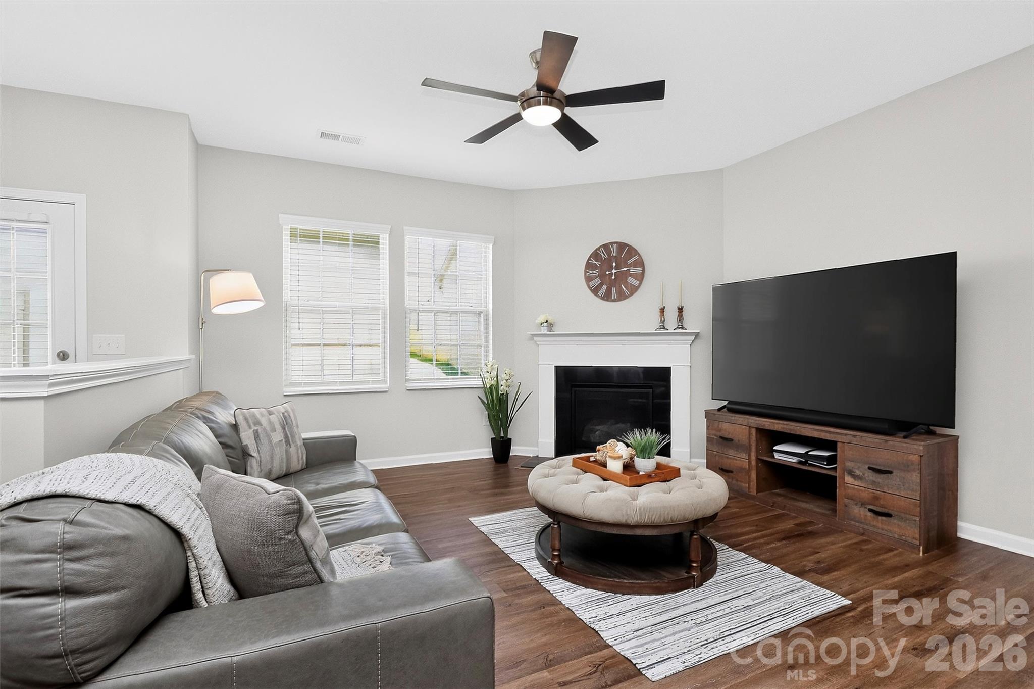 family room with fire place - 8118 English Clover Lane, Indian Land