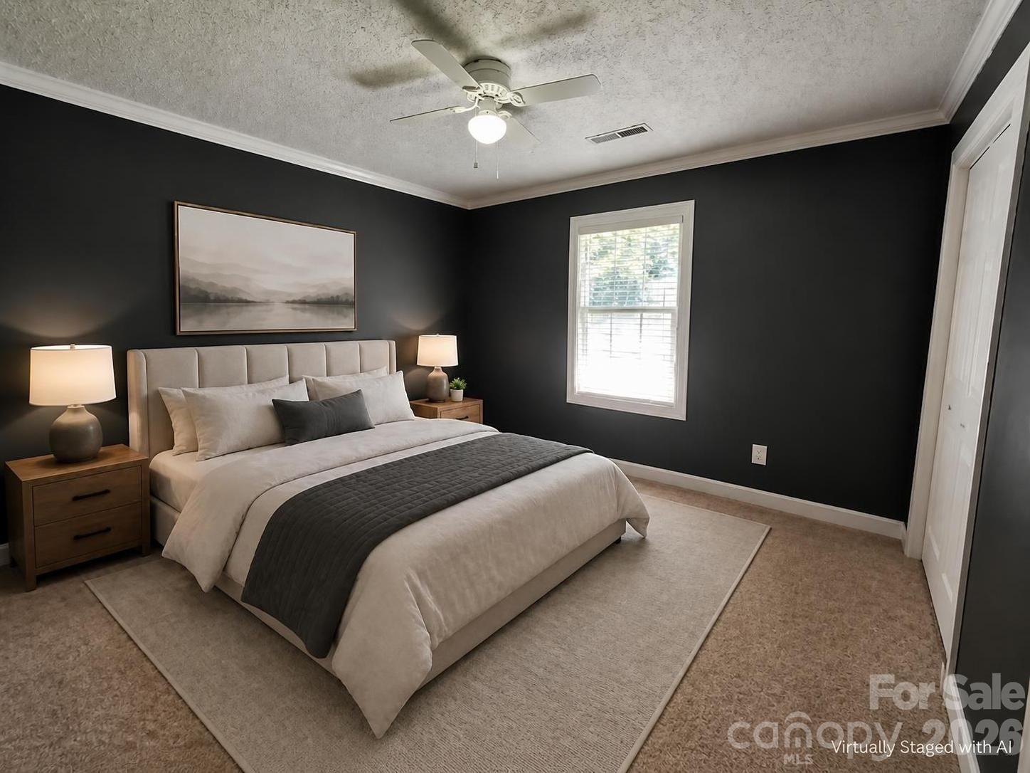 Bedroom #2 Virtually Staged - 1035 Waterway Drive, Sumter