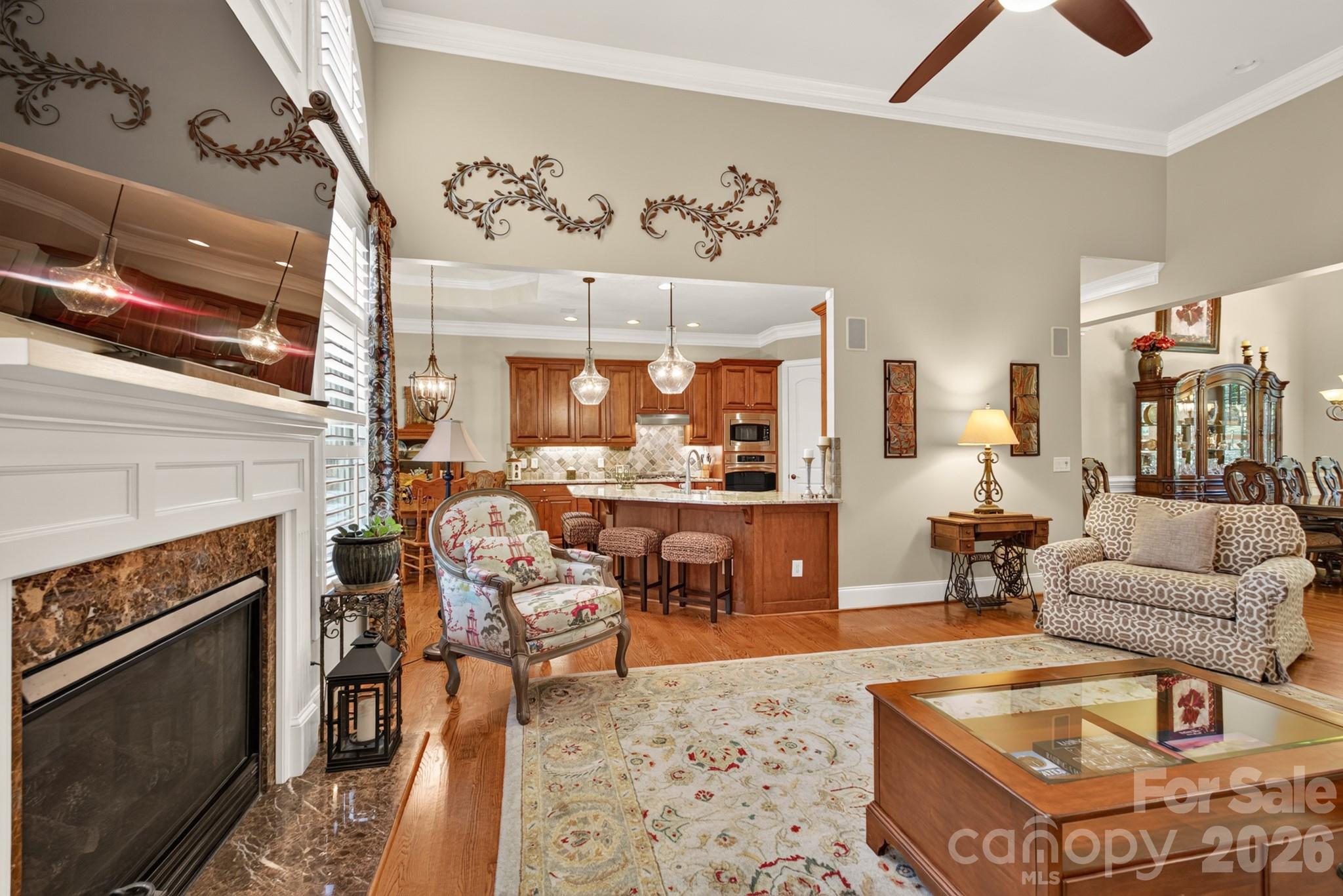 Family Room/Kitchen - 1475 Floral Road, Rock Hill