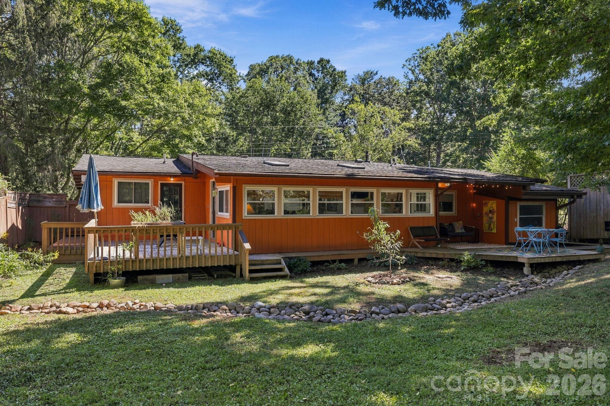 Multiple back decks - 16 Melton Drive, Asheville
