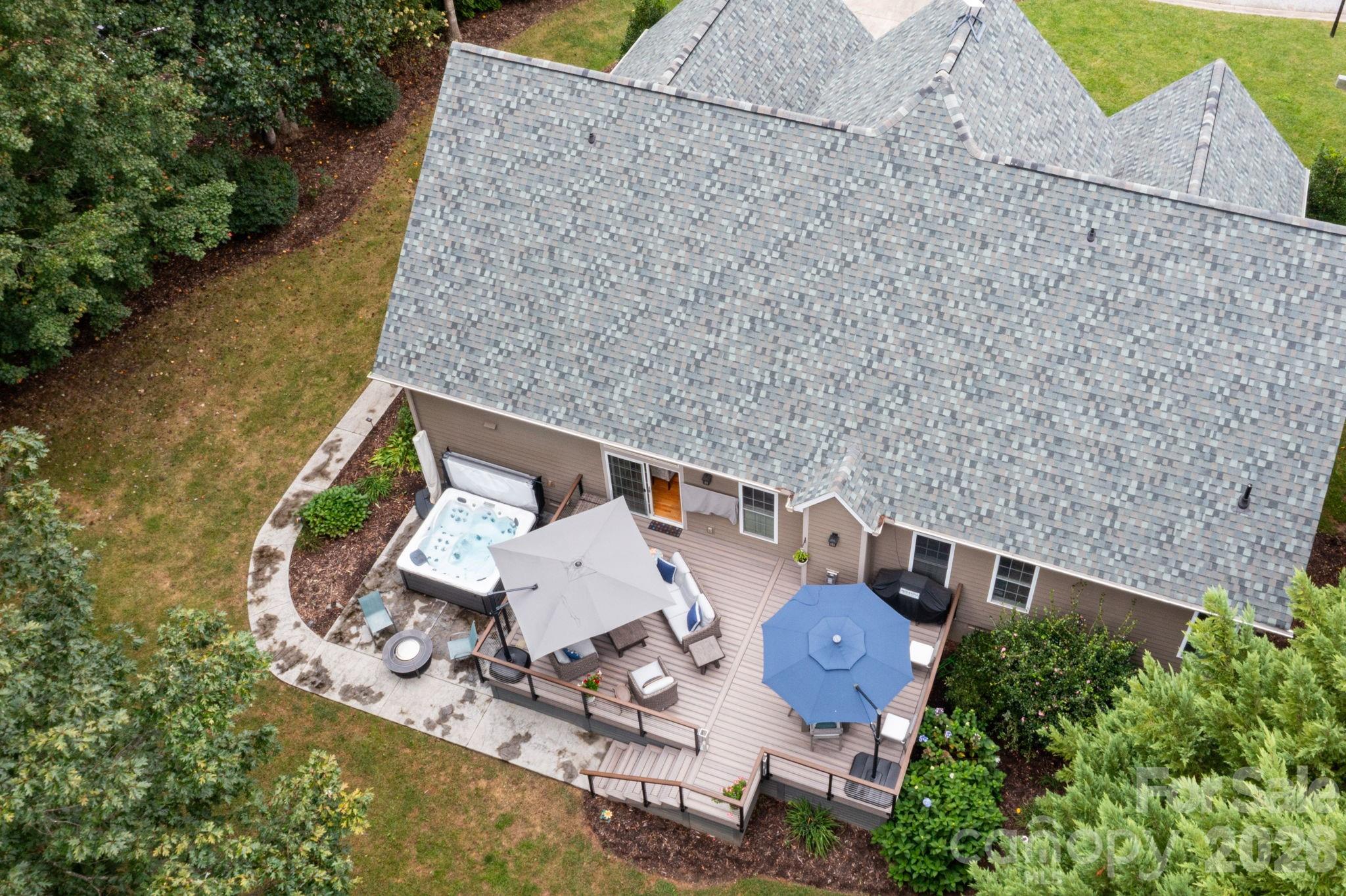 Aerial Image - Back Deck/Patio - 47 Drakes Meadow Lane, Arden
