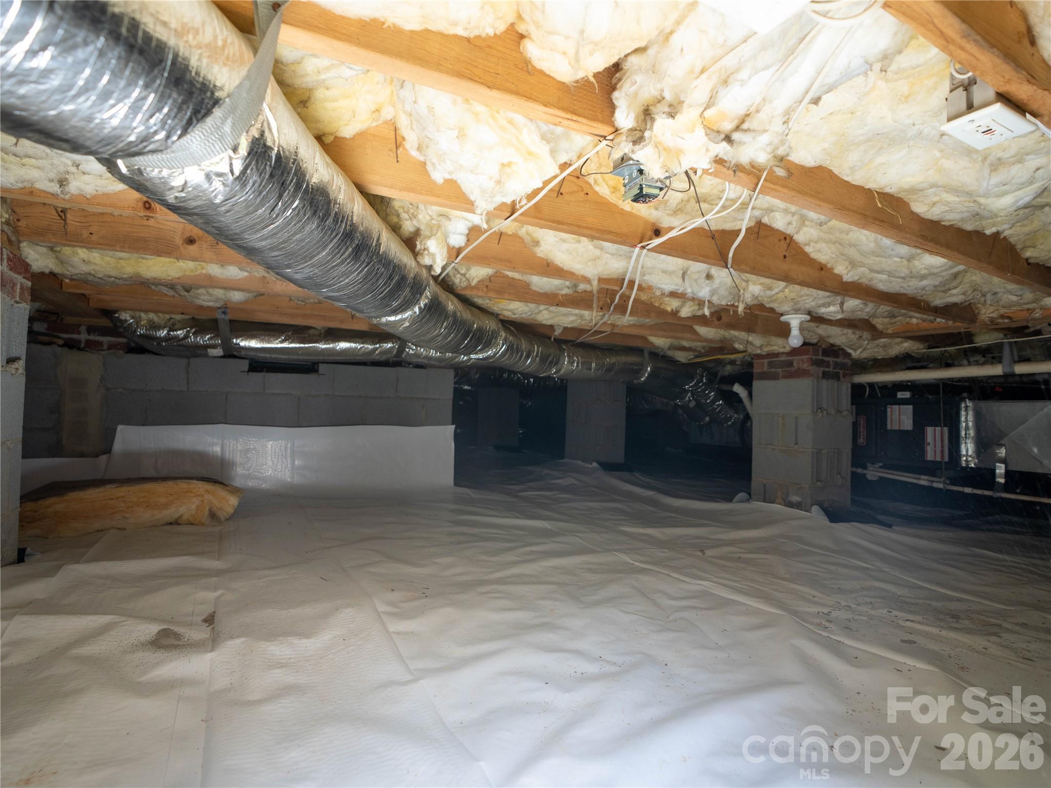 Professionally installed, encapsulation and new sump pump added in the crawlspace. - 1011 Overhill Road, Salisbury