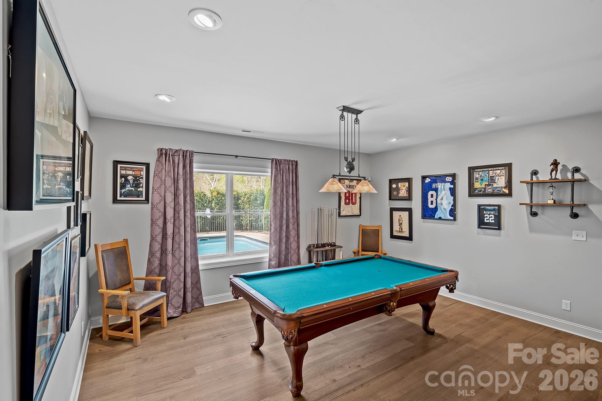 Billard Area in the Finished Basement - 64 Water Hill Way, Fletcher