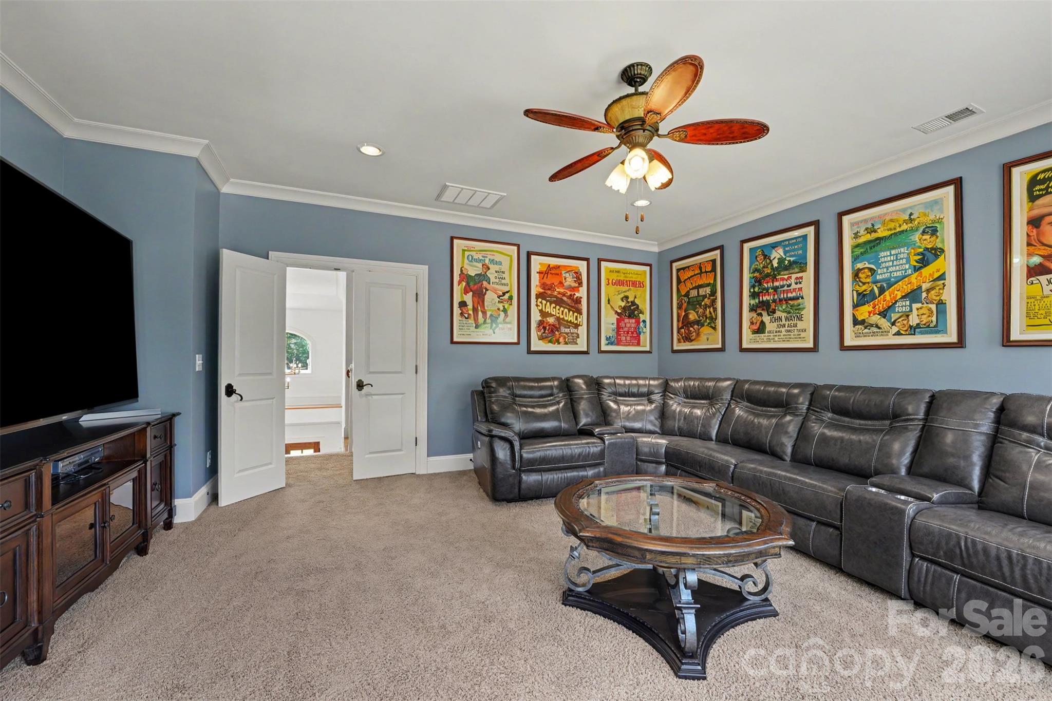 2nd Floor Media Room - 109 Fitchburg Court, Mooresville