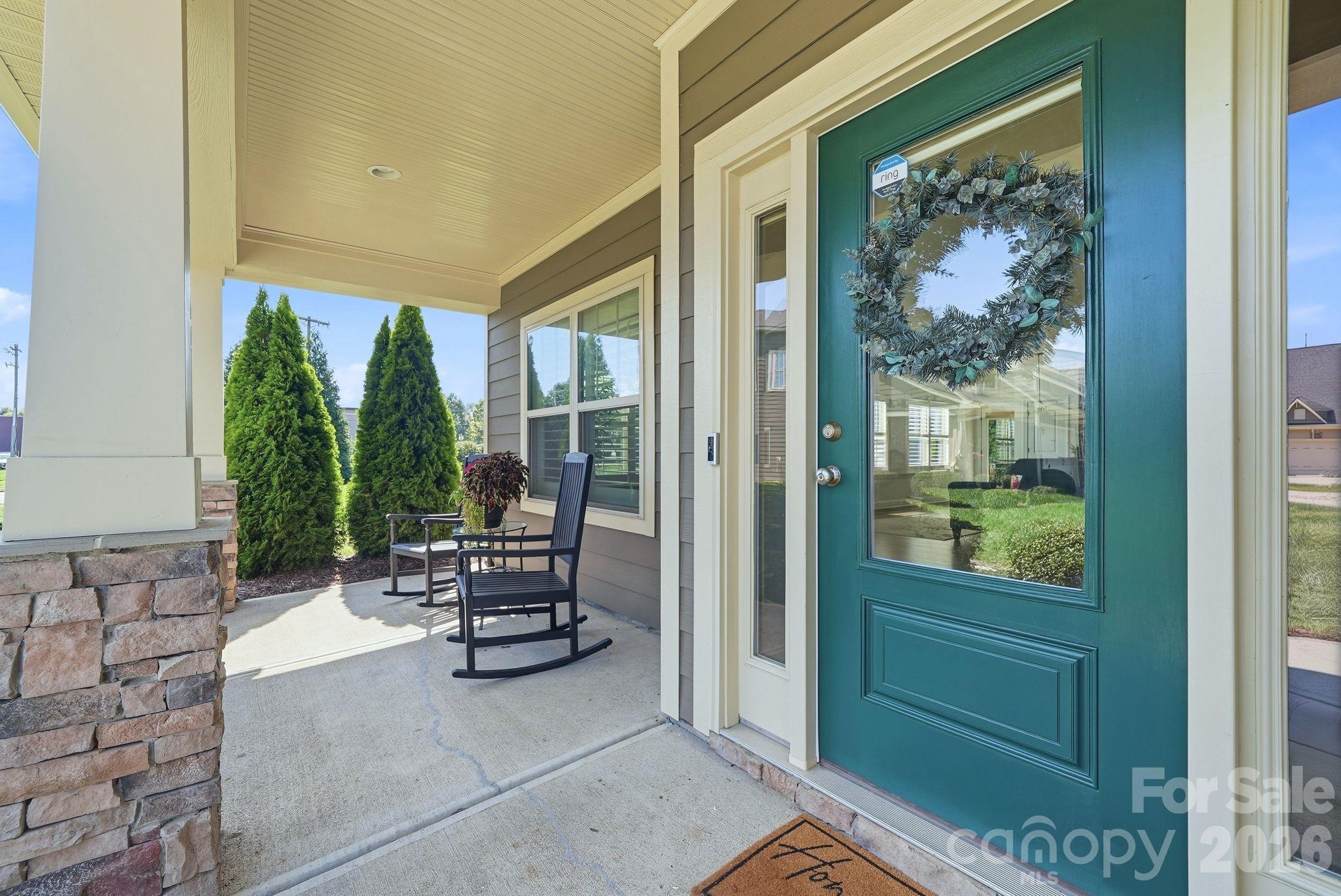 Rocking chair front porch - 108 Damsire Court, Mooresville