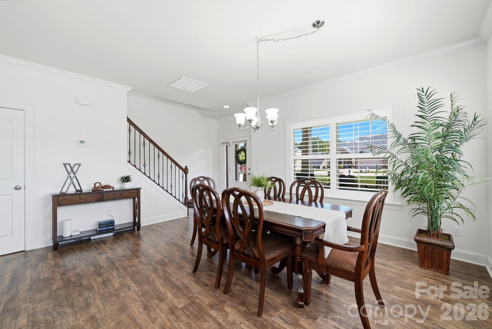 Dining space - 108 Damsire Court, Mooresville