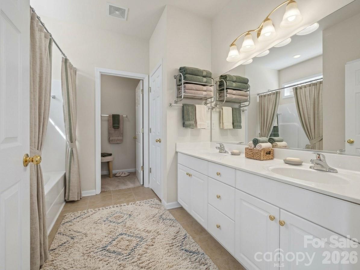 Virtually staged primary bath - 15 Chowan Drive, Fletcher