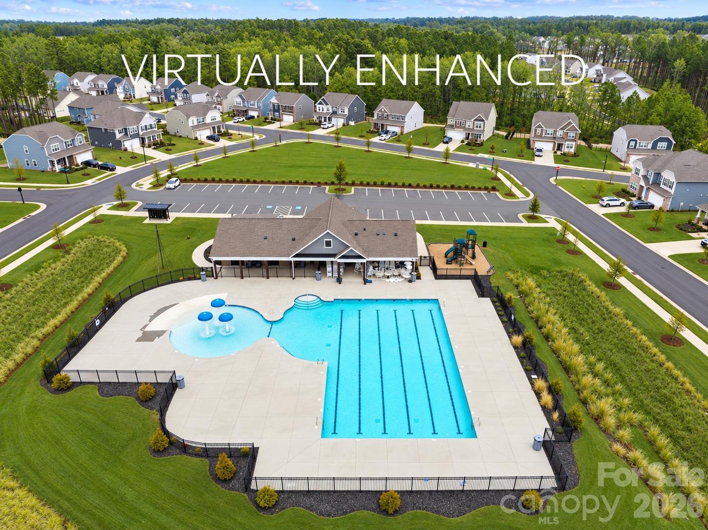 **Ai-Enhanced Grass - 116 Aviendha Lane, Troutman