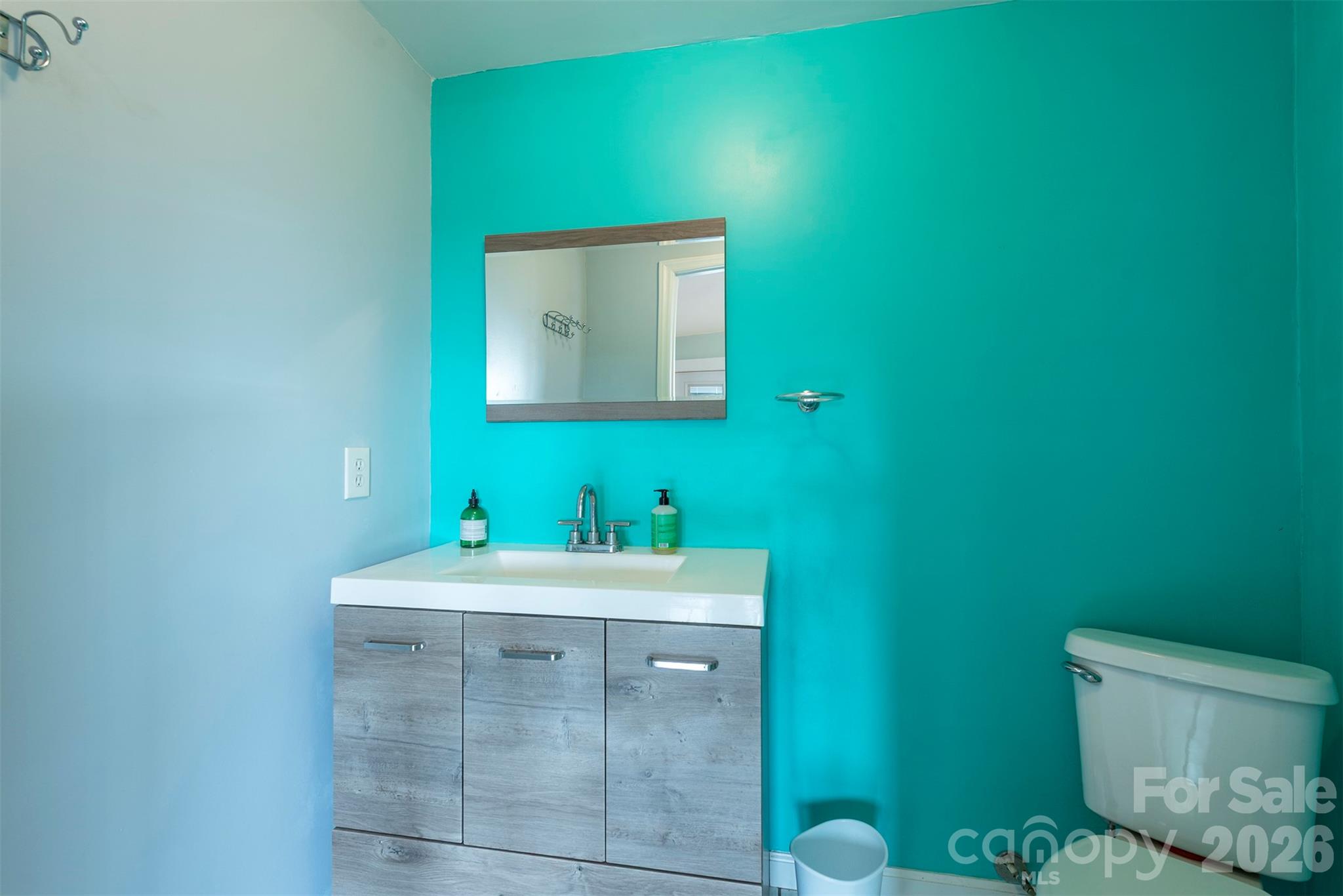 Main-level half bathroom - 281 Bearwallow Trail, Leicester