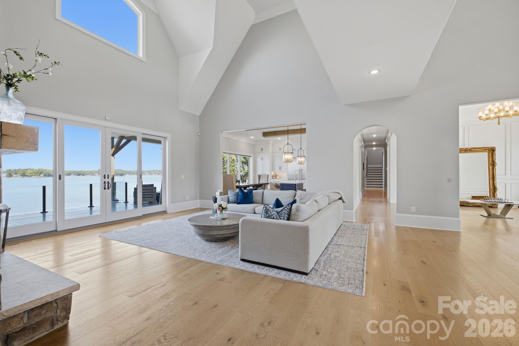 Spacious family room designed for comfortable everyday living and effortless entertaining. - 112 Birdsong Lane, Mooresville