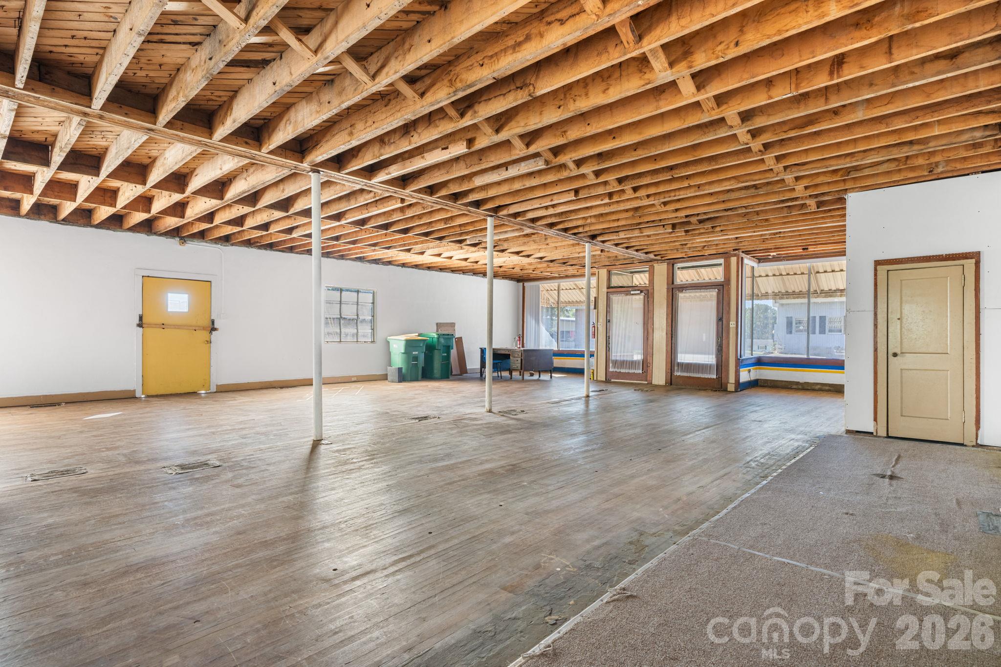 First Floor. Wall can be put back up to have two spaces. - 113 E Main Street, Boonville