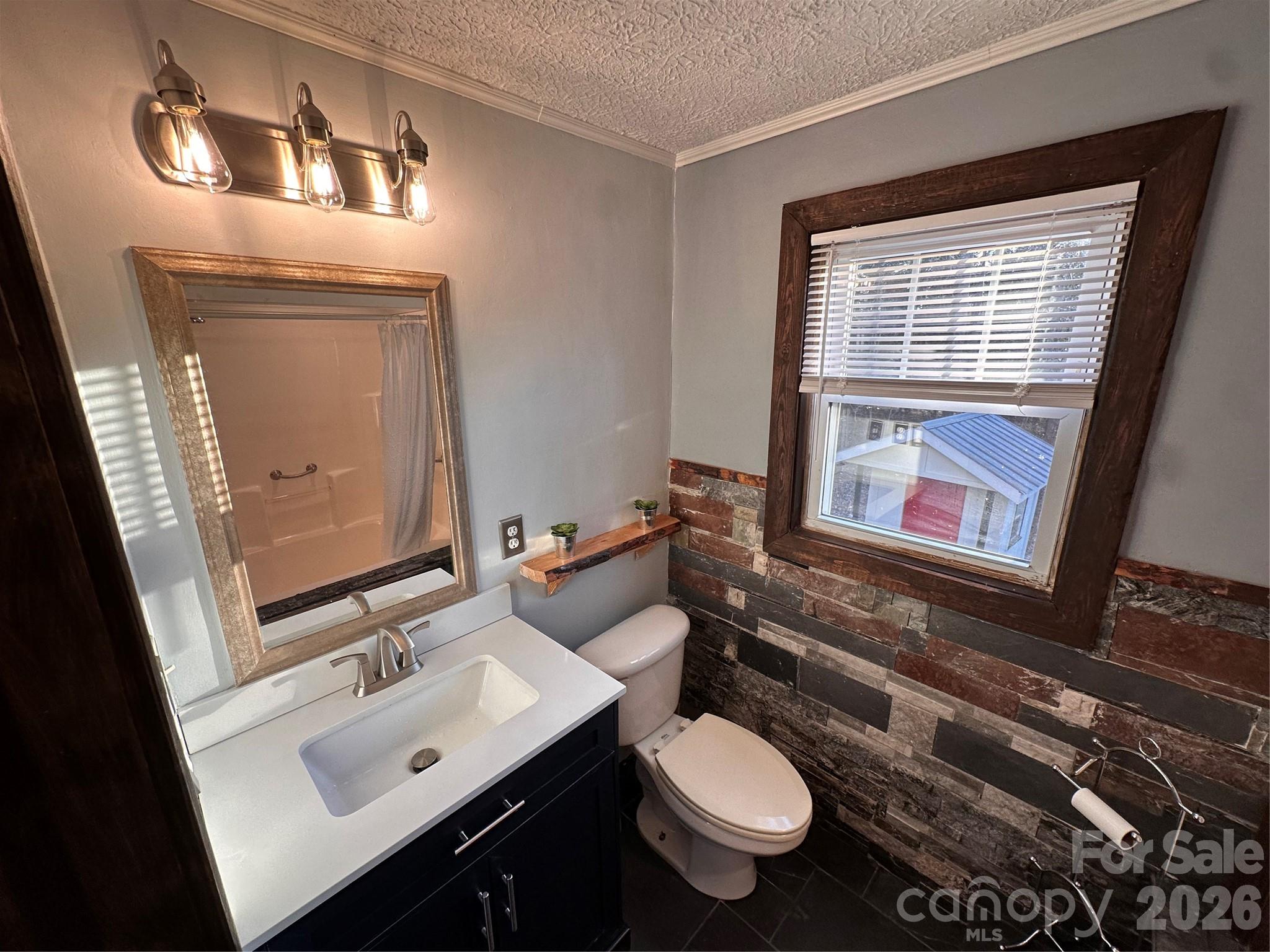 Primary Bath Completely Redone w/ Added Window - 113 Highlander Street, Morganton