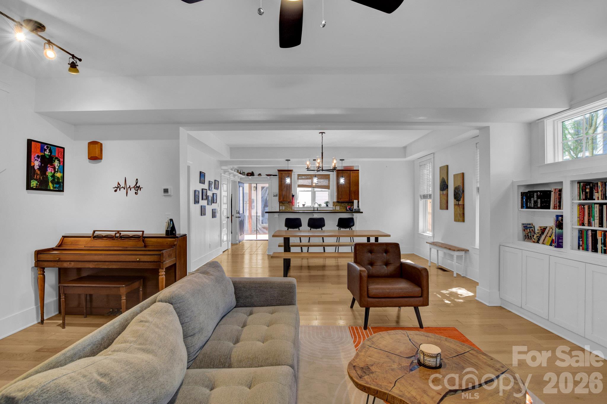 Wide plank white oak floors are new as of 2025. - 92 Rumbough Place, Asheville