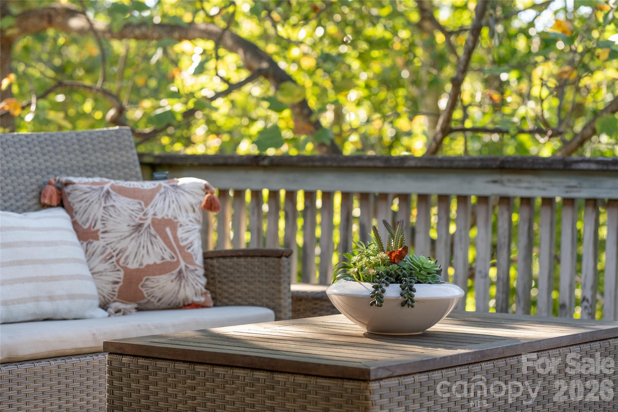 Relax on the back deck. - 18 Northwood Road, Asheville