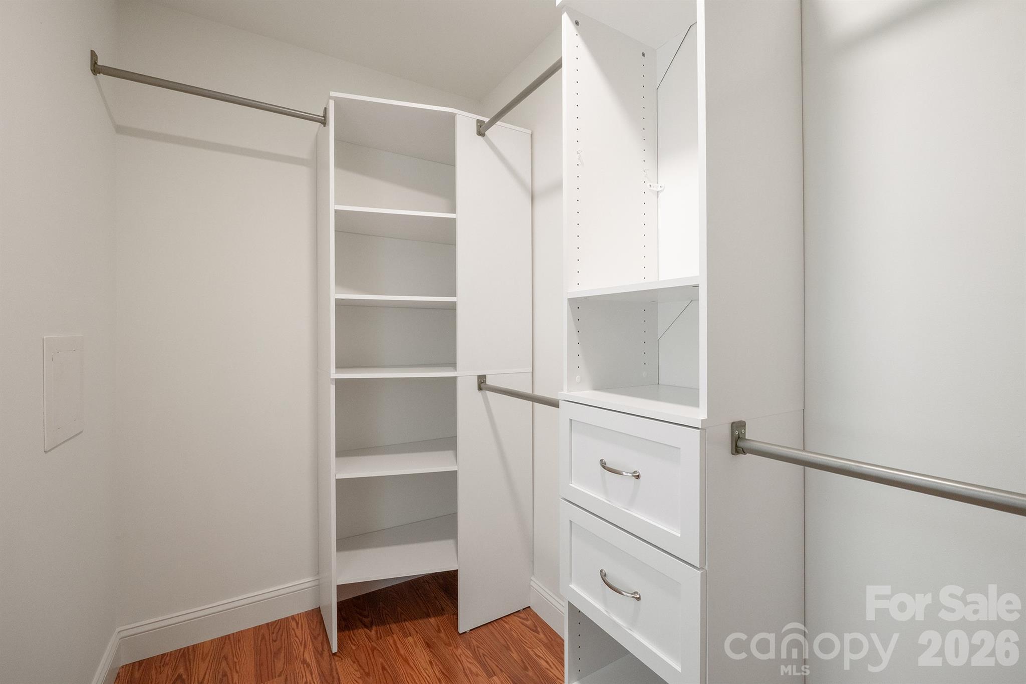 Custom primary closet - 110 Fox Den Circle, Statesville