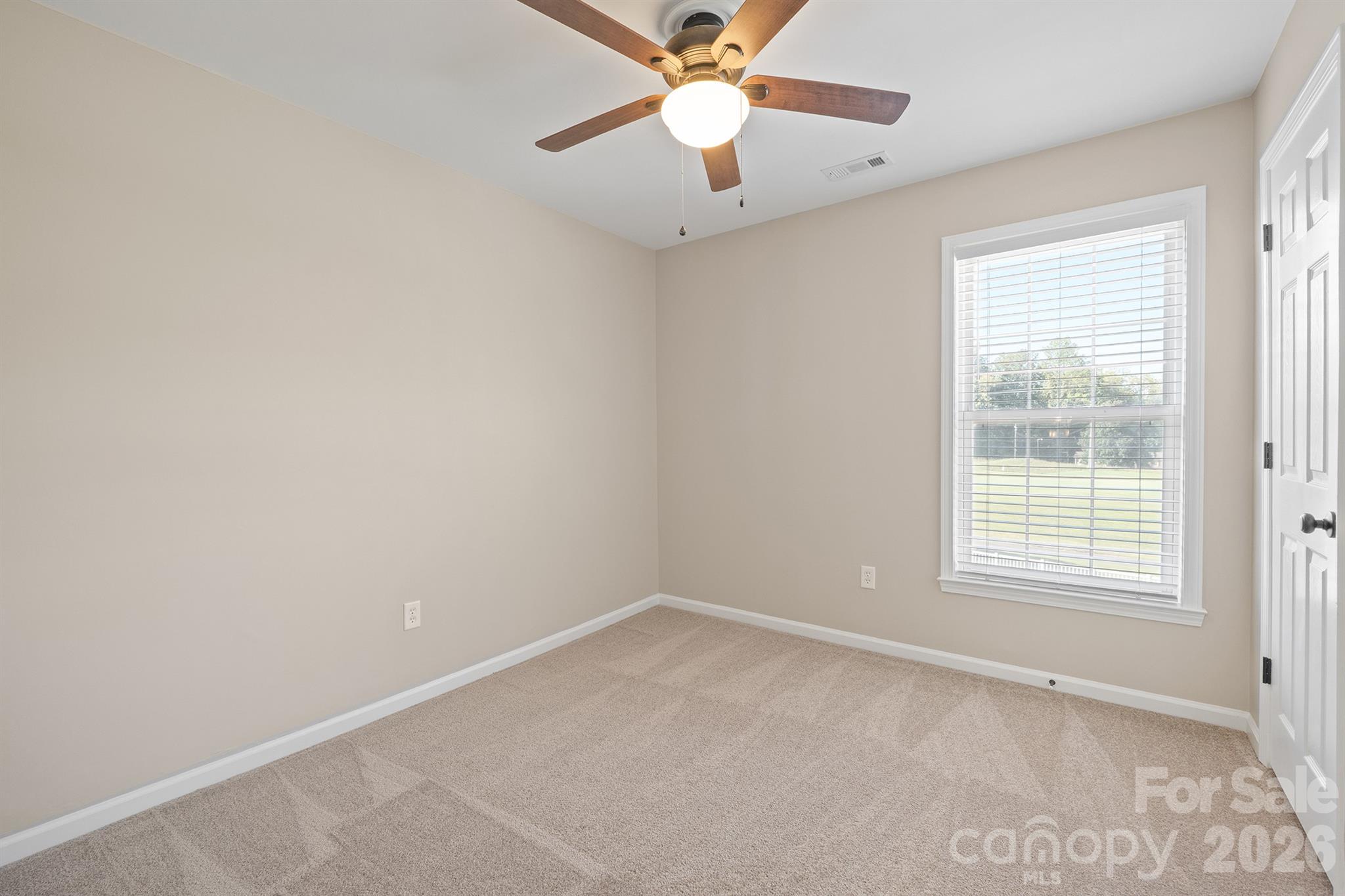 Secondary bedroom with new carpet and paint - 110 Fox Den Circle, Statesville