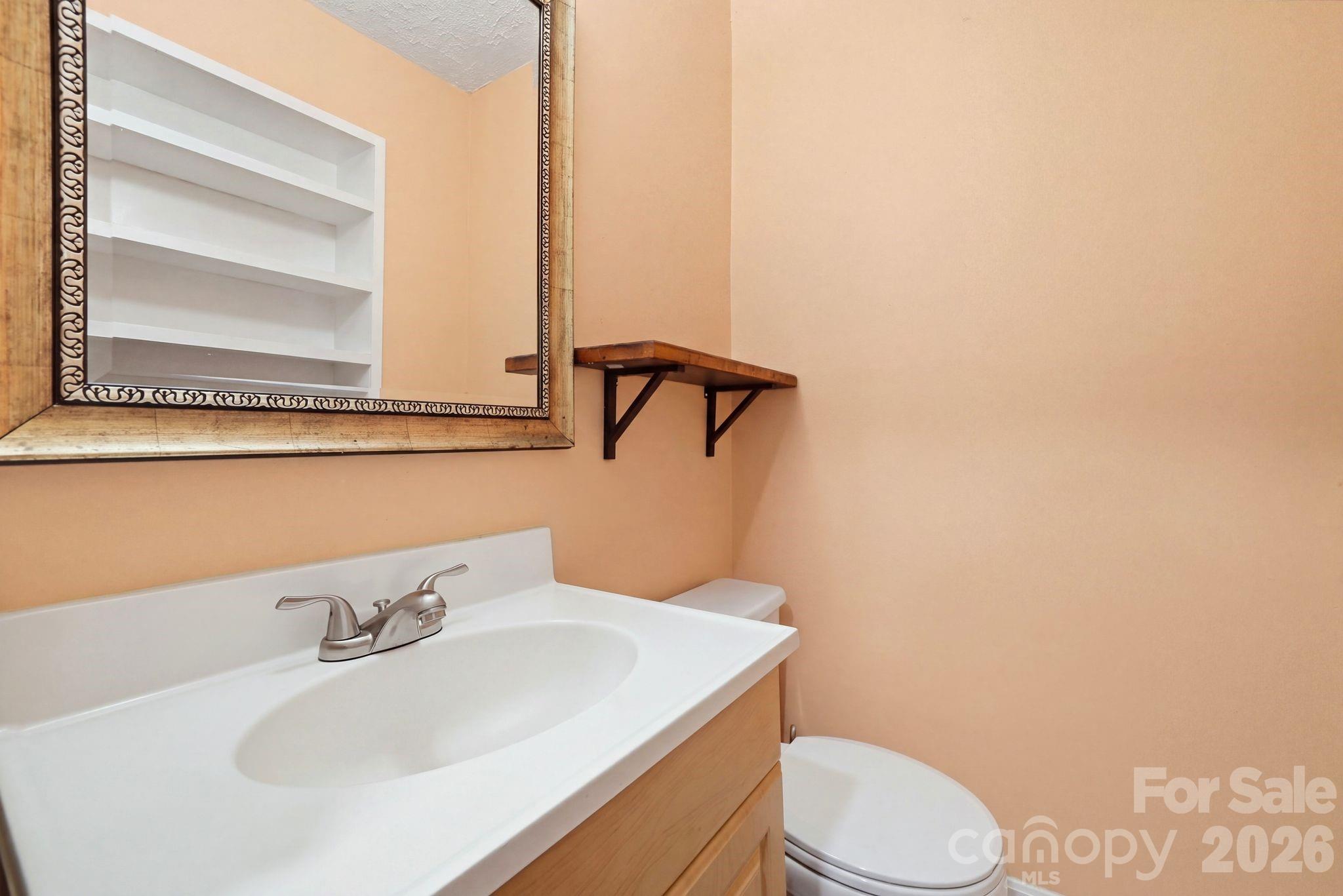 Half Bath In Primary Bedroom - 1524 Lanewood Place, Charlotte