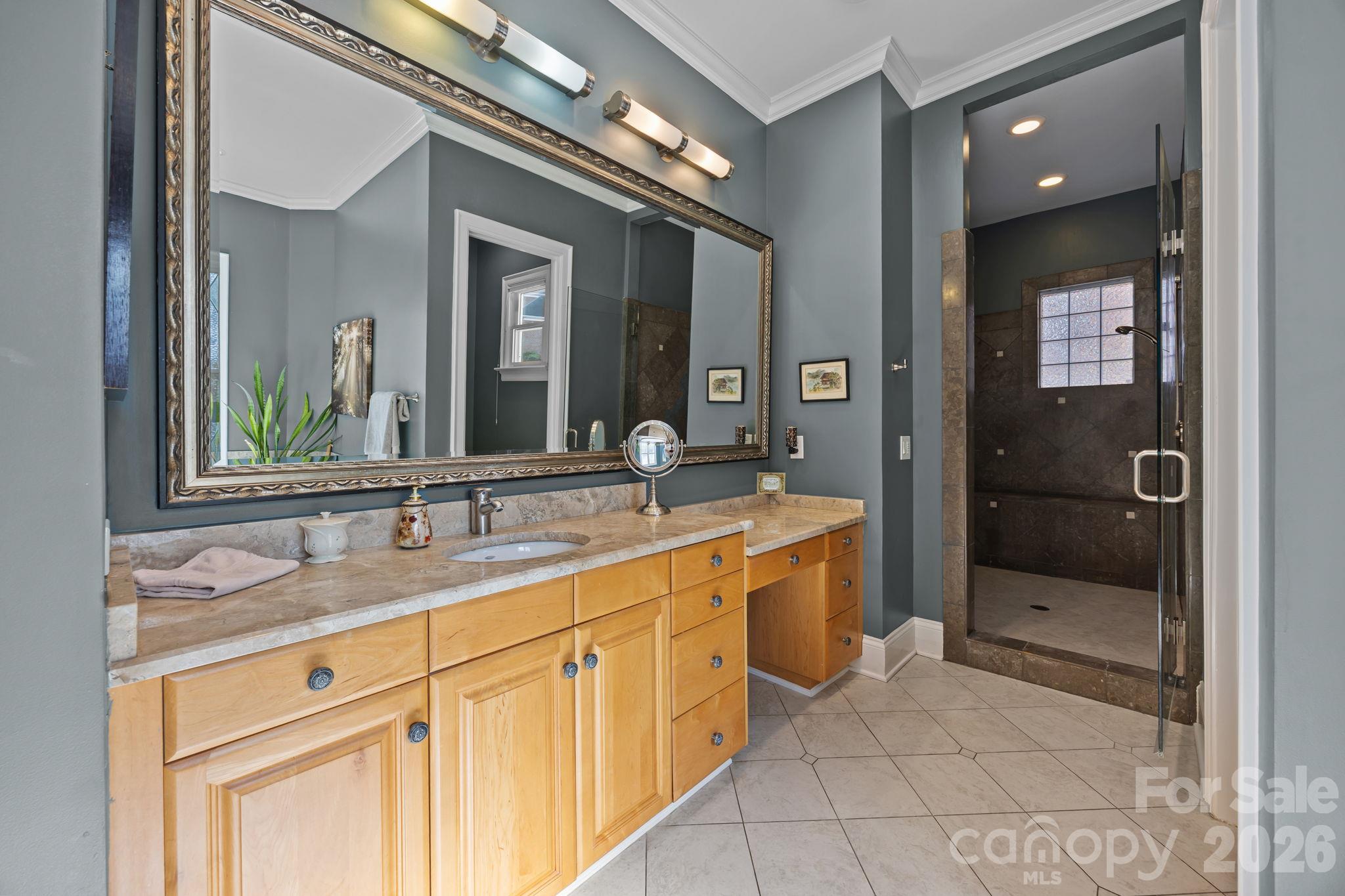 Primary Bathroom w/ 2 separate sink areas - 119 Whaling Lane, Mooresville