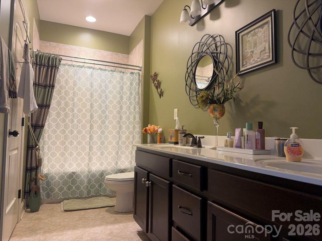 Jack & Jill Bath #2 between Bedrooms #2 & #3 - 2001 Hampshire Court, Indian Trail