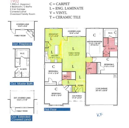 1902 Floor Plan - 110 Swinford Drive, Salisbury