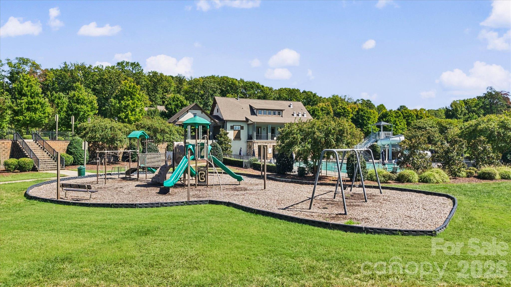 Saturday mornings just got a whole lot easier. The playground, pool, and clubhouse are all steps from your front door. - 1216 Glade Arch Lane, Huntersville