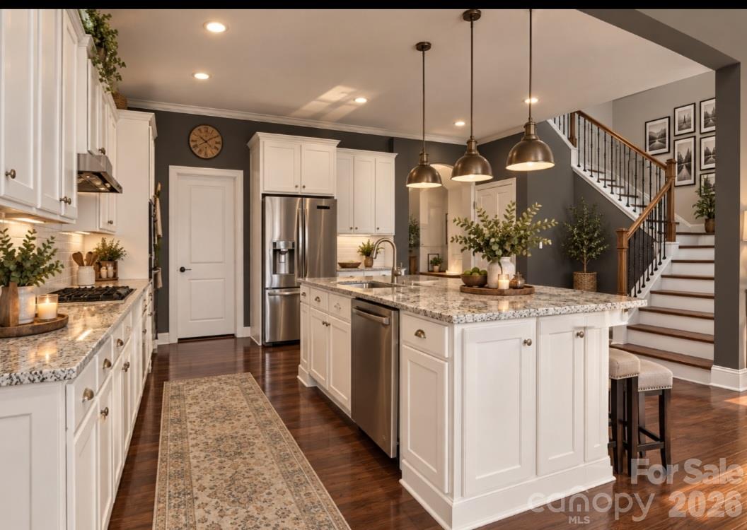 Virtual Photo of the same Kitchen. - 6071 Drave Lane, Fort Mill