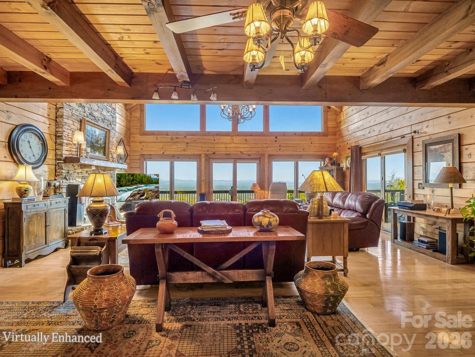 Step into expansive views and great room - 5409 Mineral Springs Mountain Avenue, Valdese