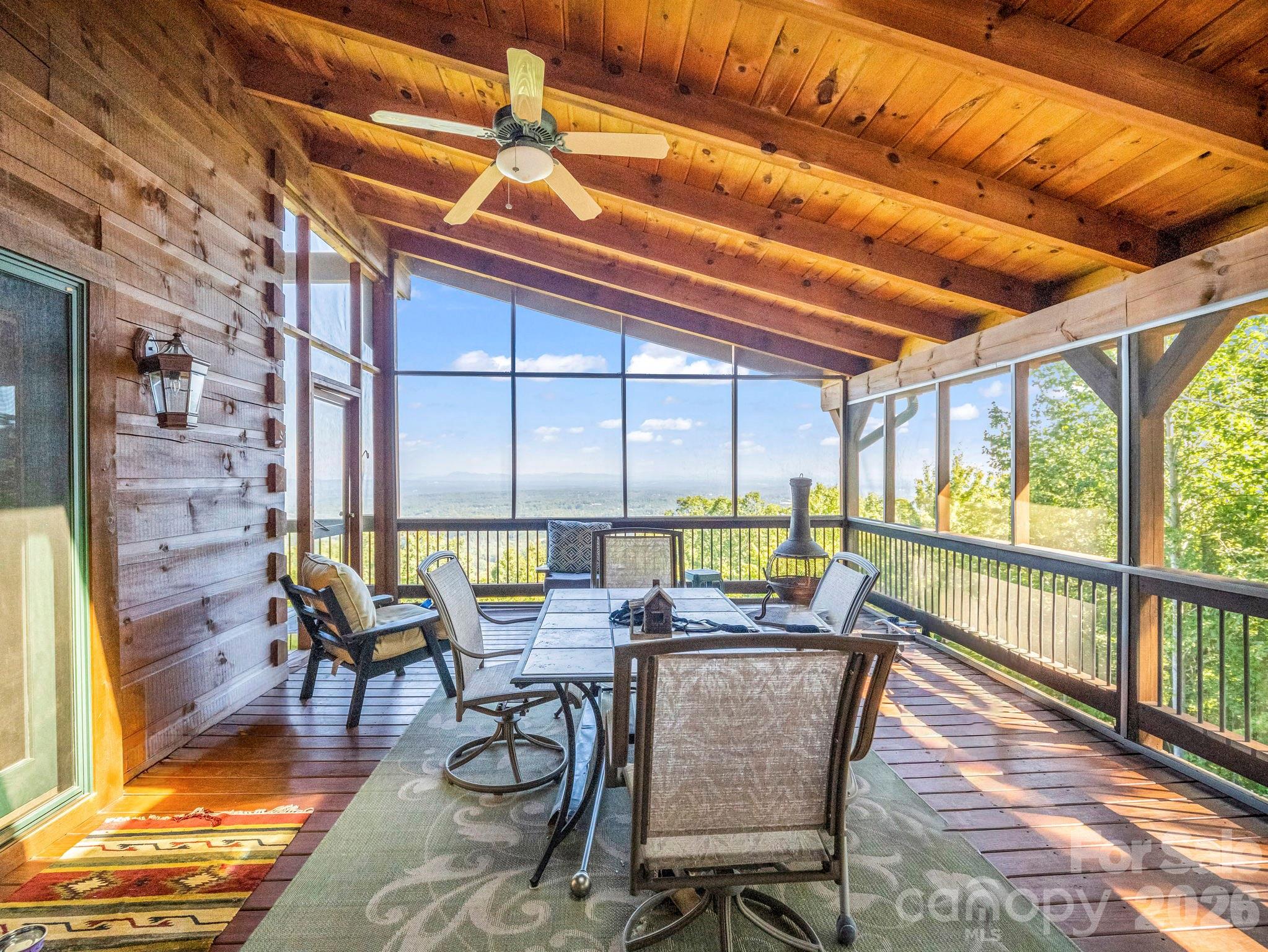 From primary bedroom and main level deck - 5409 Mineral Springs Mountain Avenue, Valdese