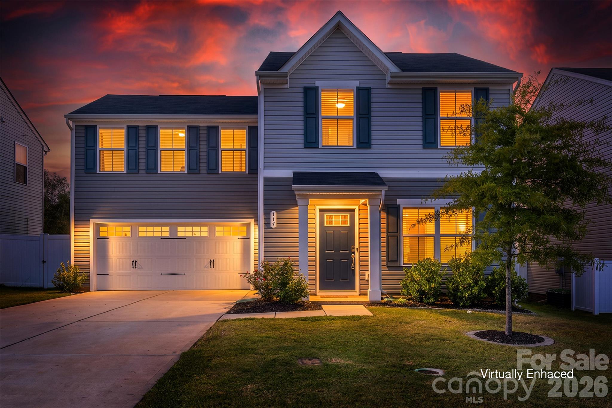 AI Enhanced Front of Home - 117 Crownpiece Street, Troutman