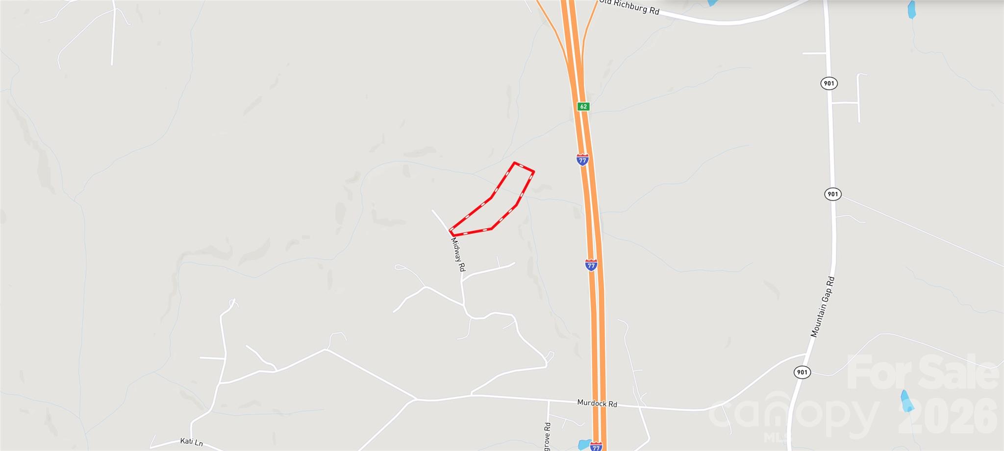 Map location view - 552 Midway Road, Richburg