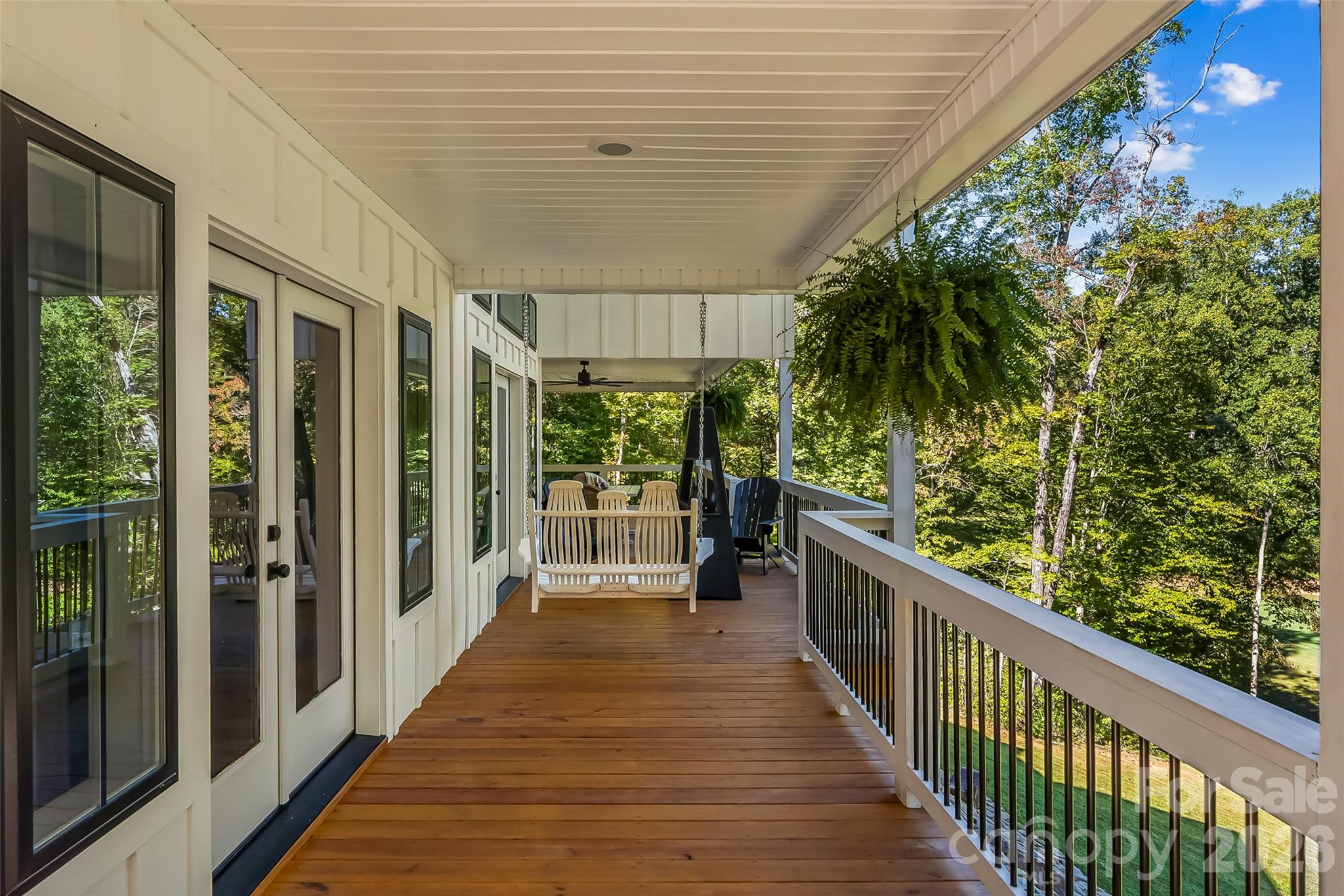 Beautiful front porch with porch swing - 651 Cemetery Road, Nebo