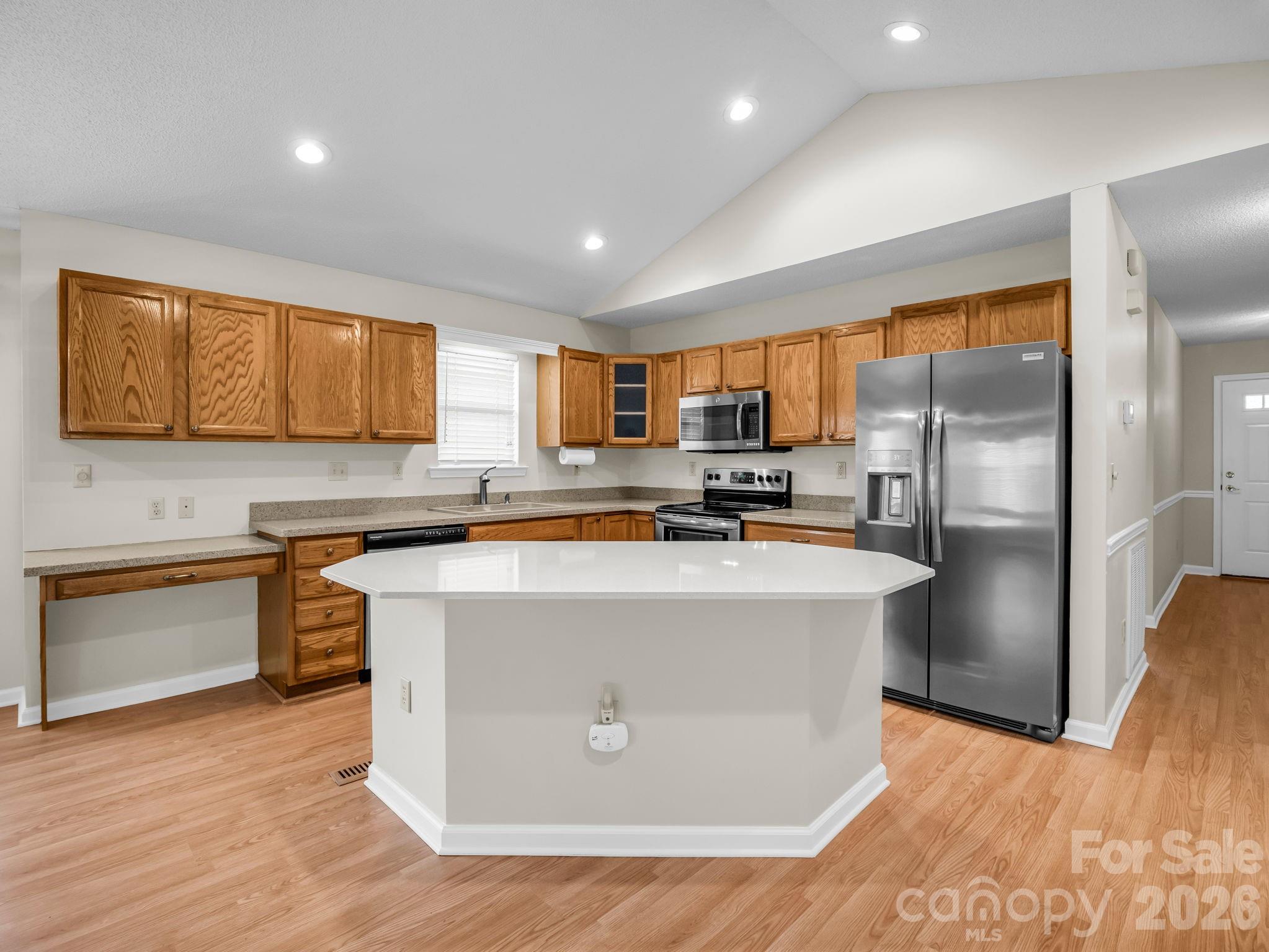 Kitchen with Center Island - 13 Gray Wolf Lane, Hendersonville