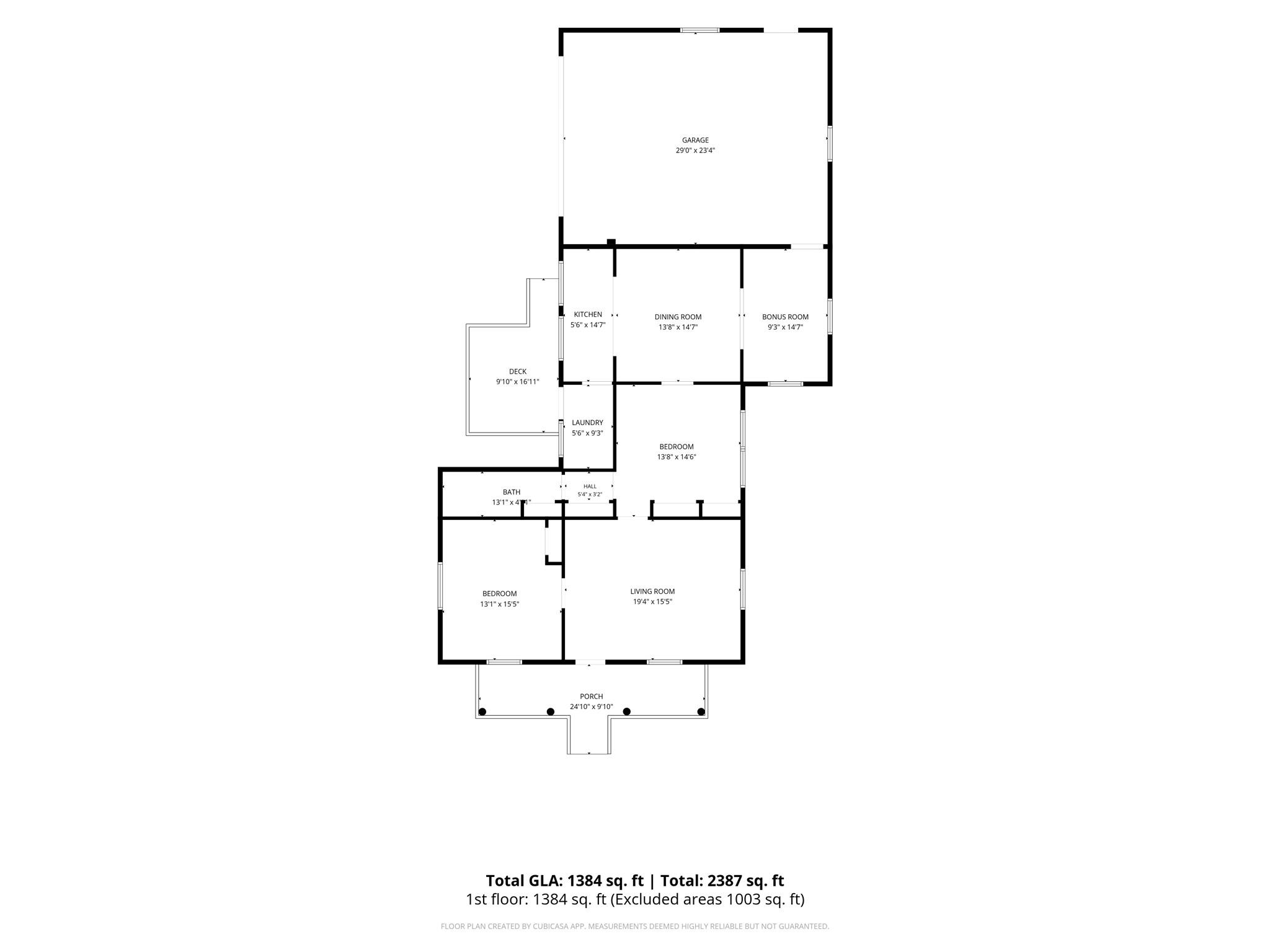 Floor plan - 609 Poplar Avenue, Kannapolis