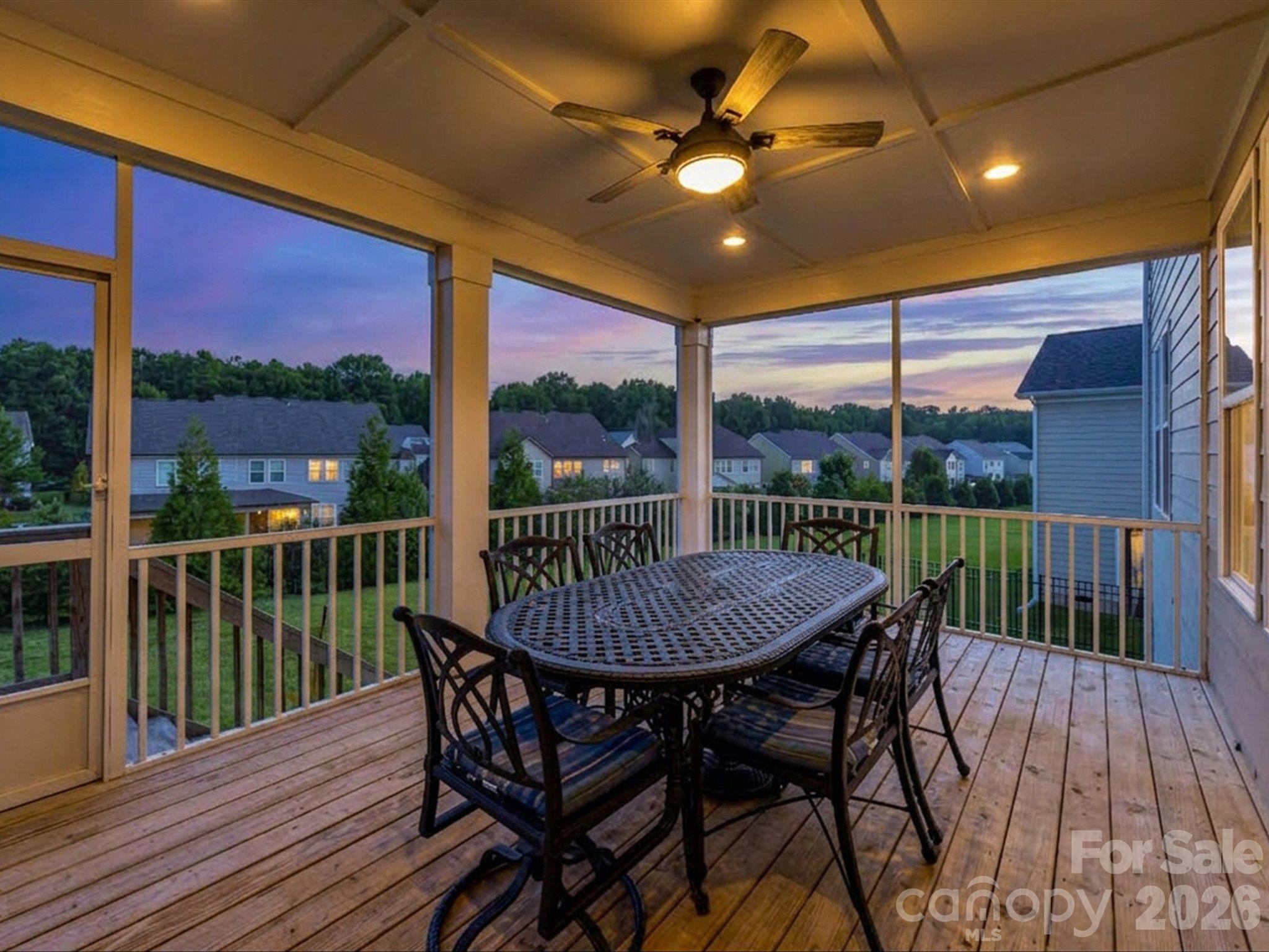 Rear Enclosed Porch - 317 Somerled Way, Waxhaw