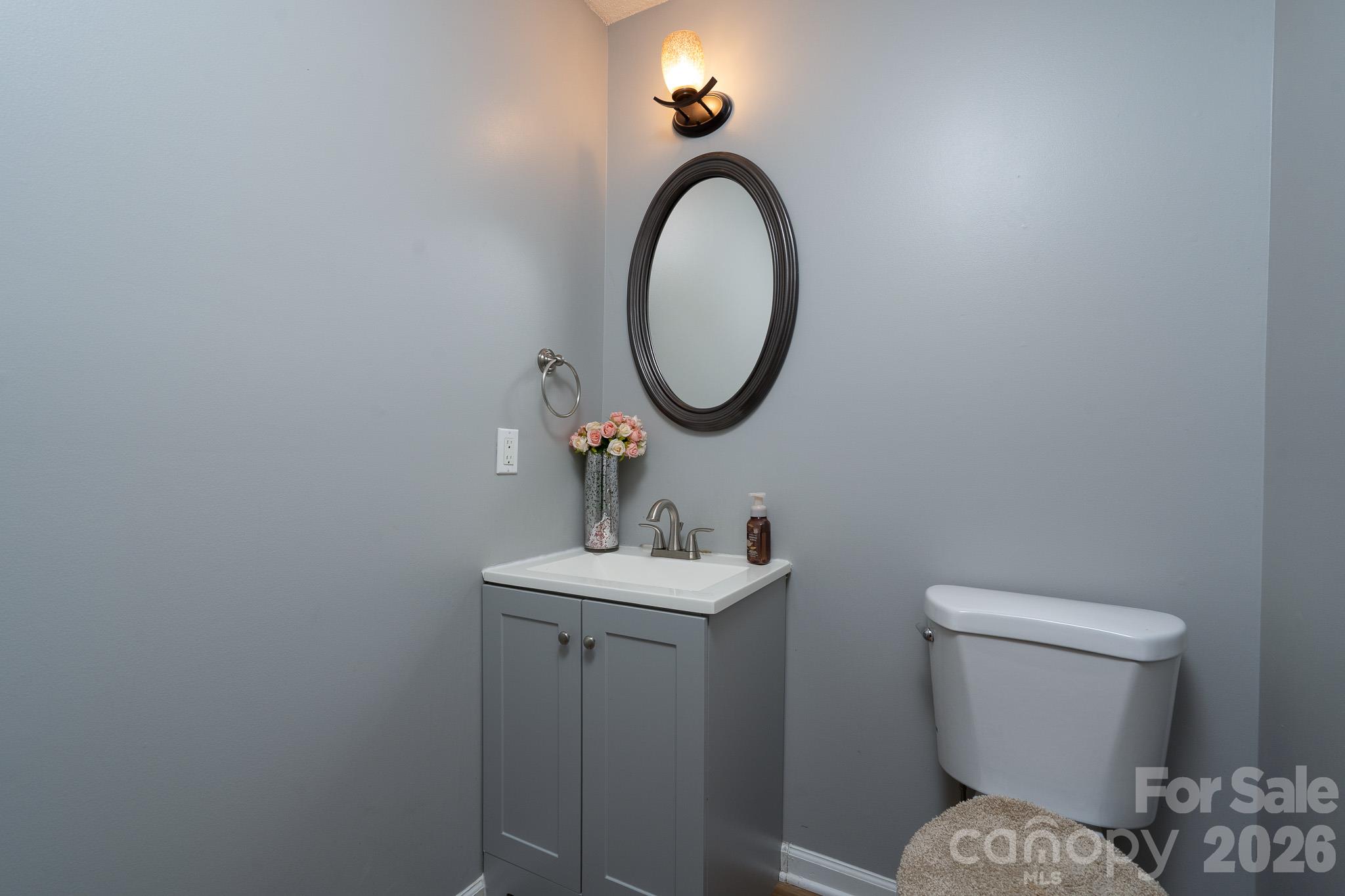 Half bathroom (downstairs) - 14200 Lavender Trace Court, Charlotte