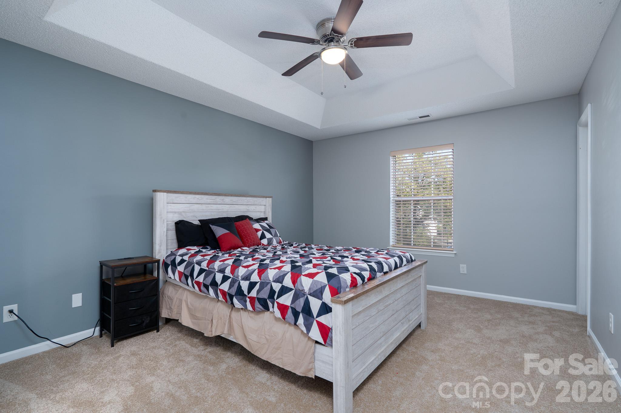 Primary bedroom (upstairs) - 14200 Lavender Trace Court, Charlotte