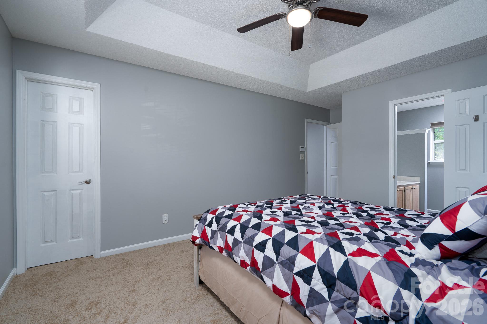 Primary bedroom (upstairs) - 14200 Lavender Trace Court, Charlotte