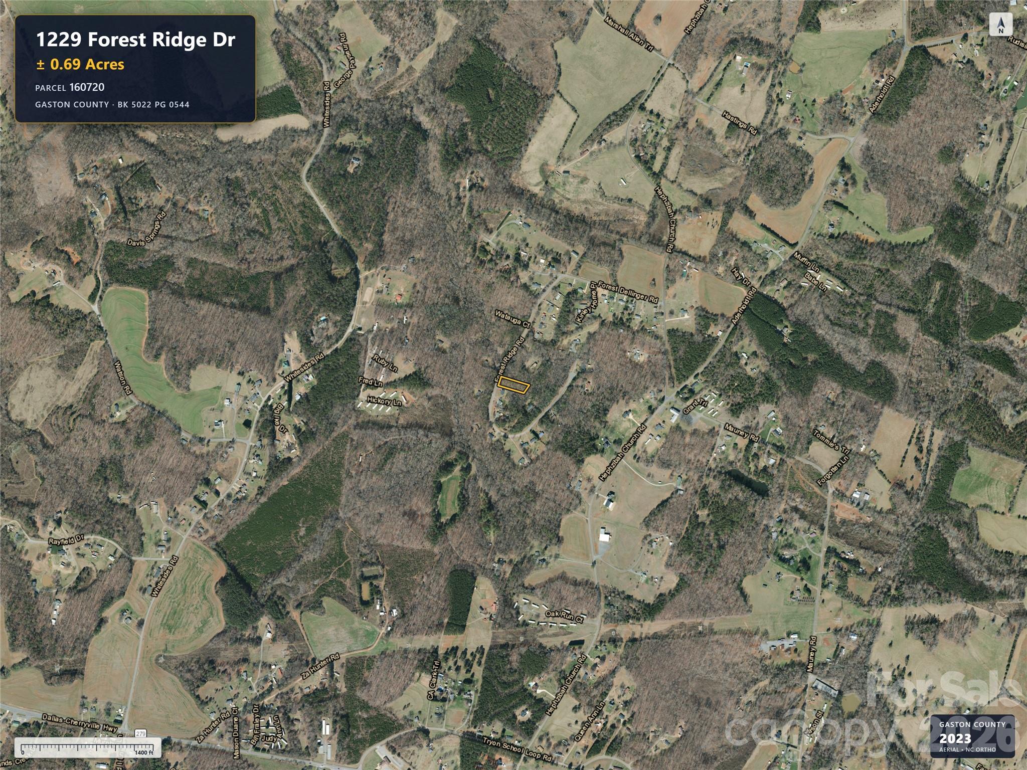 Lot at 1229 Forest Ridge Drive, Bessemer City, photo 4 of 5