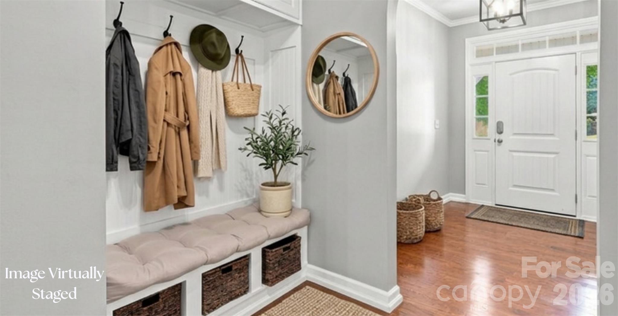 Virtually Staged Drop Zone - 126 Misty Woods Drive, Clover
