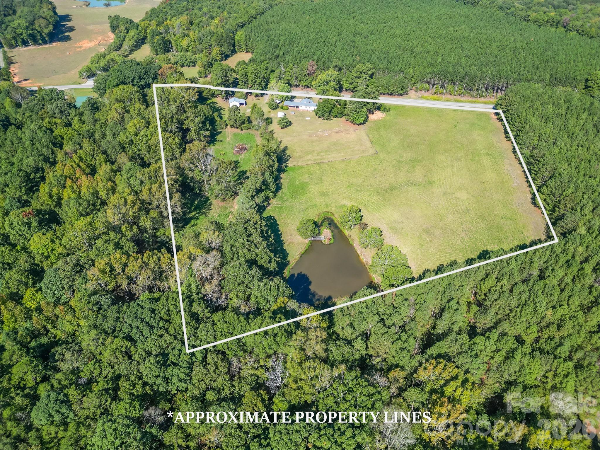 Large road frontage off 522-S Rocky River Road - 7615 S Rocky River Road, Monroe