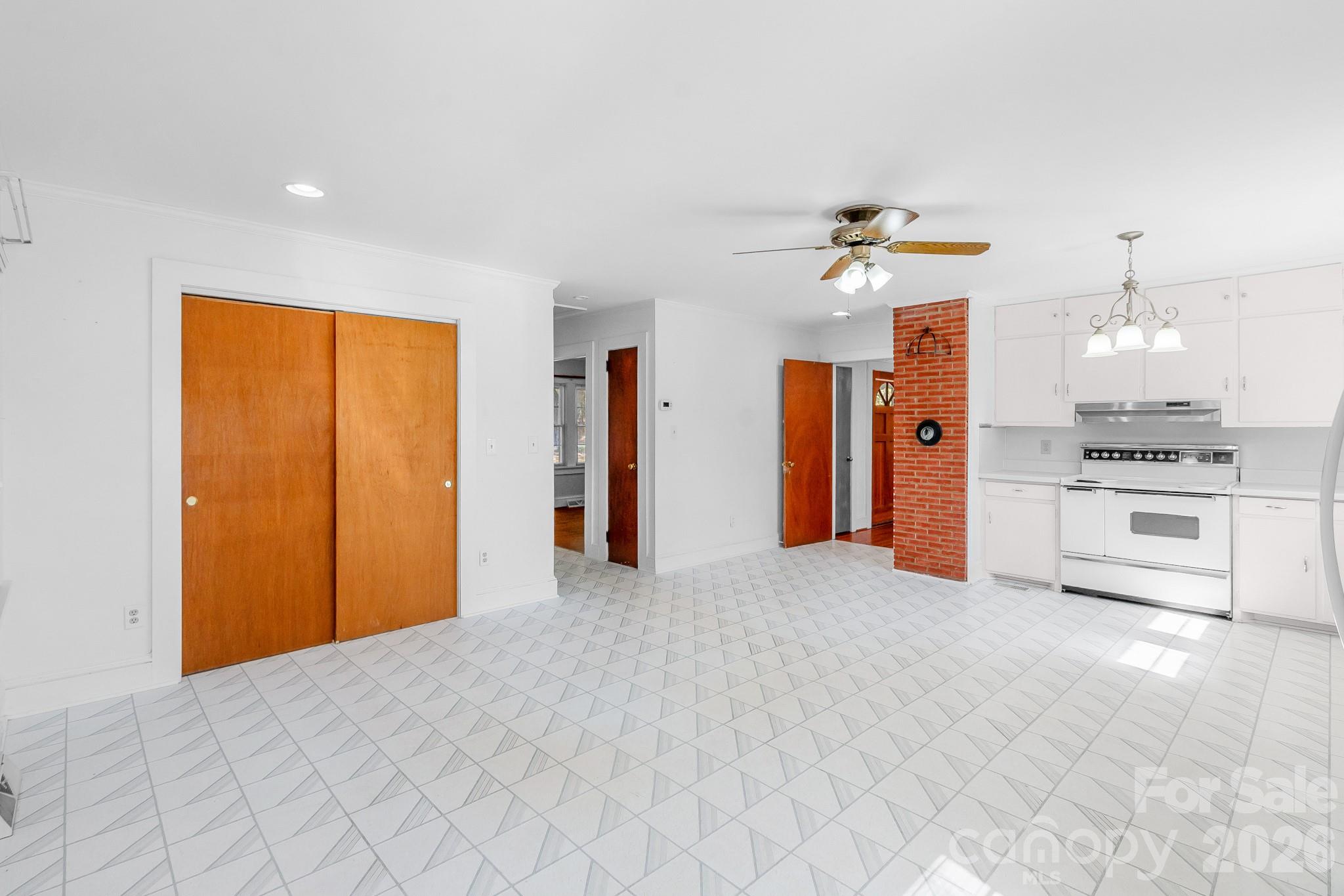 View looking into hallway - 7615 S Rocky River Road, Monroe
